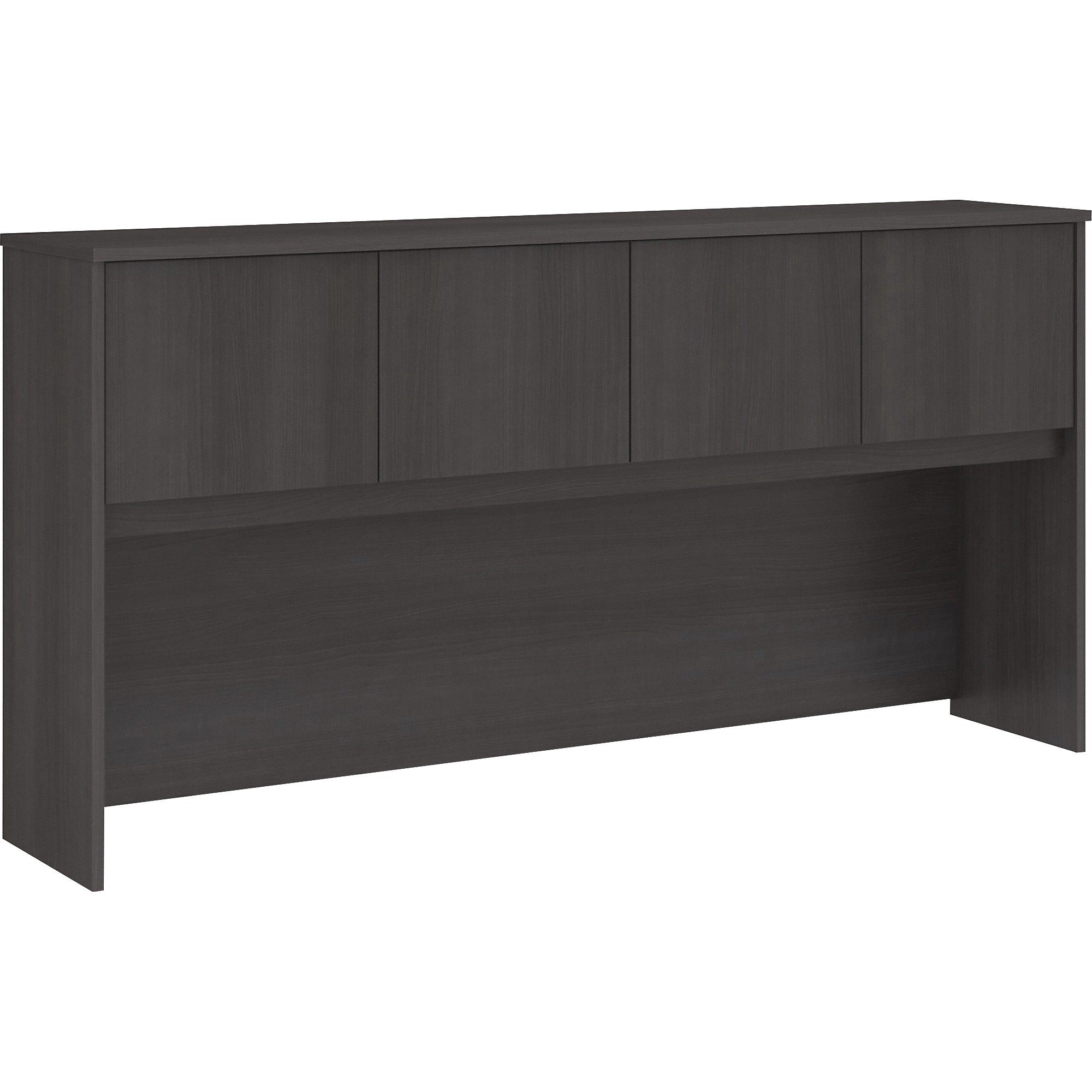 Bush Business Furniture Studio C 72W Hutch - 70.9" x 14.5"36" - 4 Door(s) - Finish: Storm Gray, Thermofused Laminate (TFL) - 1
