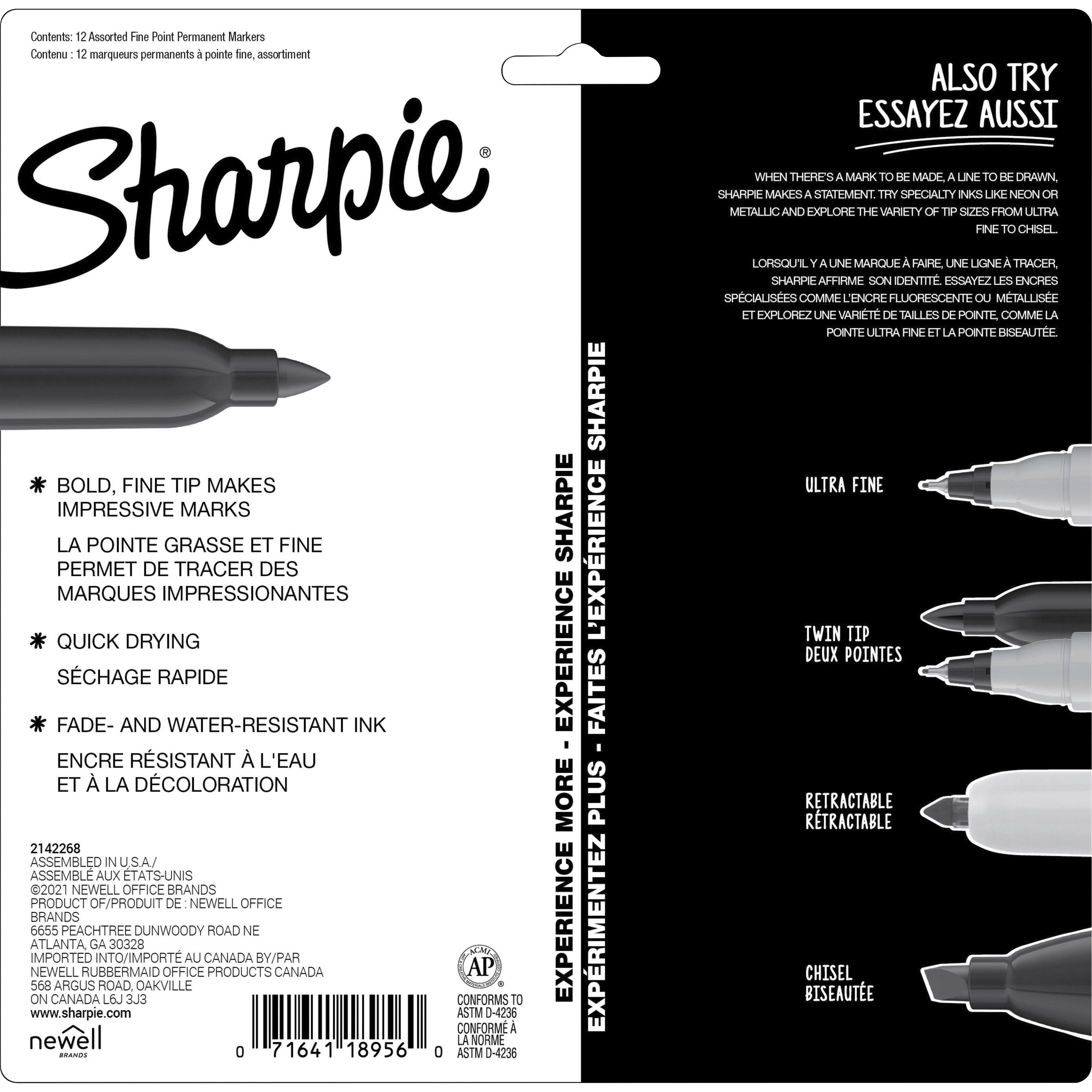 sharpie-mystic-gems-permanent-markers-fine-marker-point-multi-12-pack_san2136729 - 2
