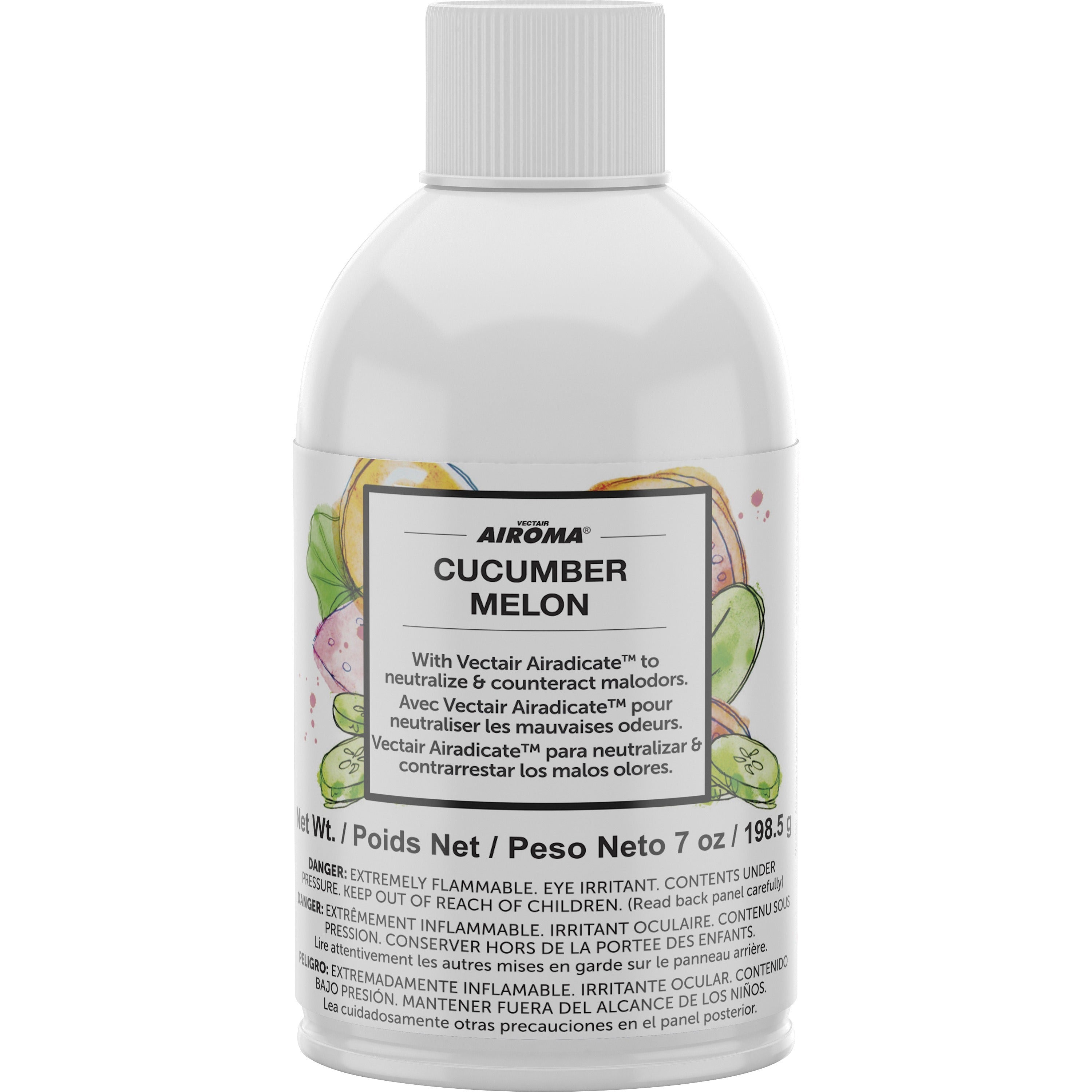 vectair-systems-airoma-dispenser-fragrance-refill-aerosol-6000-ft-cucumber-&-melon-60-day-12-carton-odor-neutralizer_vtsaircuc - 1