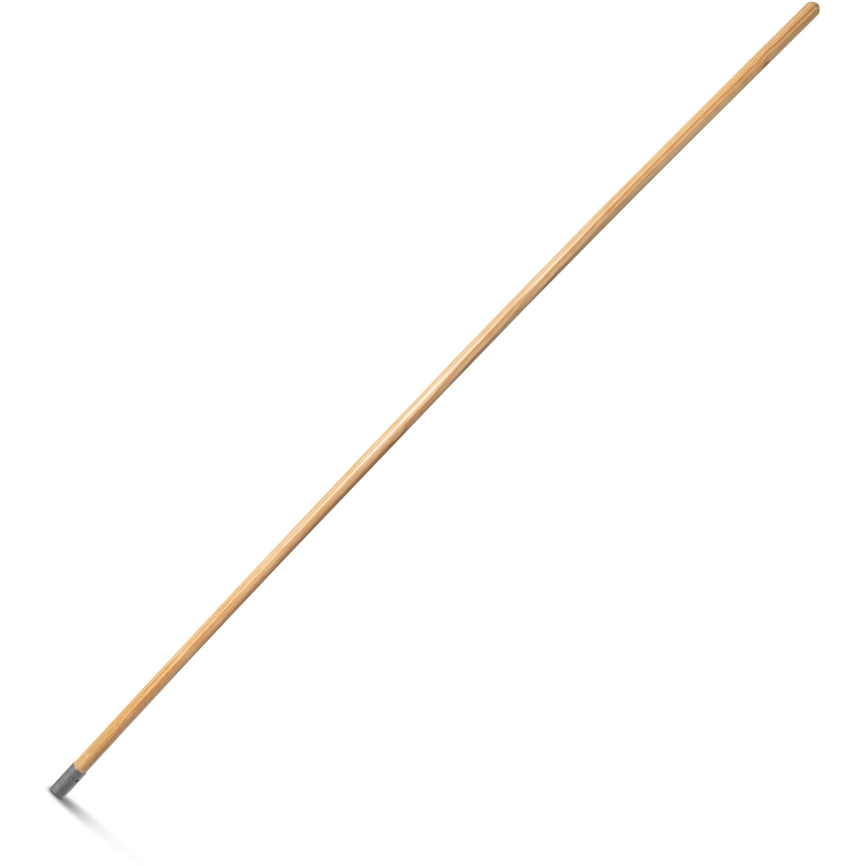 genuine-joe-screw-mop-replacement-handle-60-length-094-diameter-natural-hardwood-metal-1-each_gjo18331 - 1
