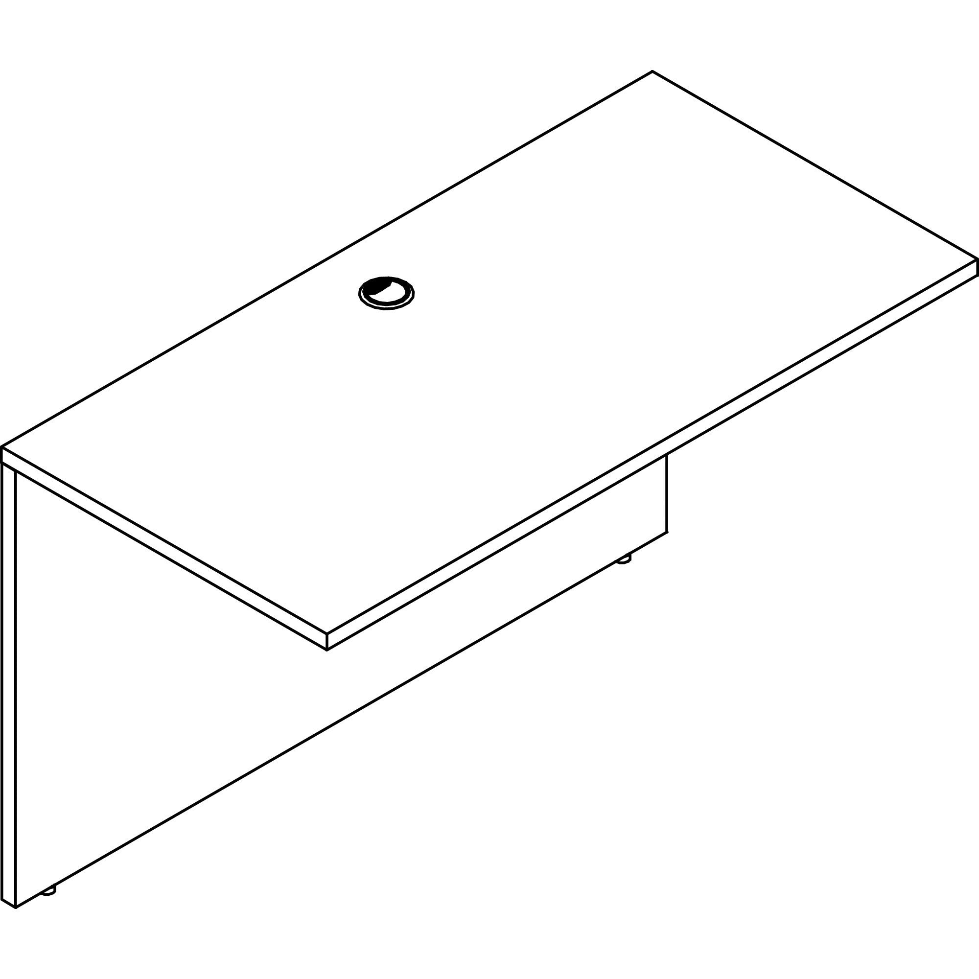 lorell-prominence-20-bridge-48-x-2429--1-top-01-edge-band-edge-material-particleboard-finish-gray-elm-thermofused-melamine-tfm-laminate_llrpb2448ge - 1