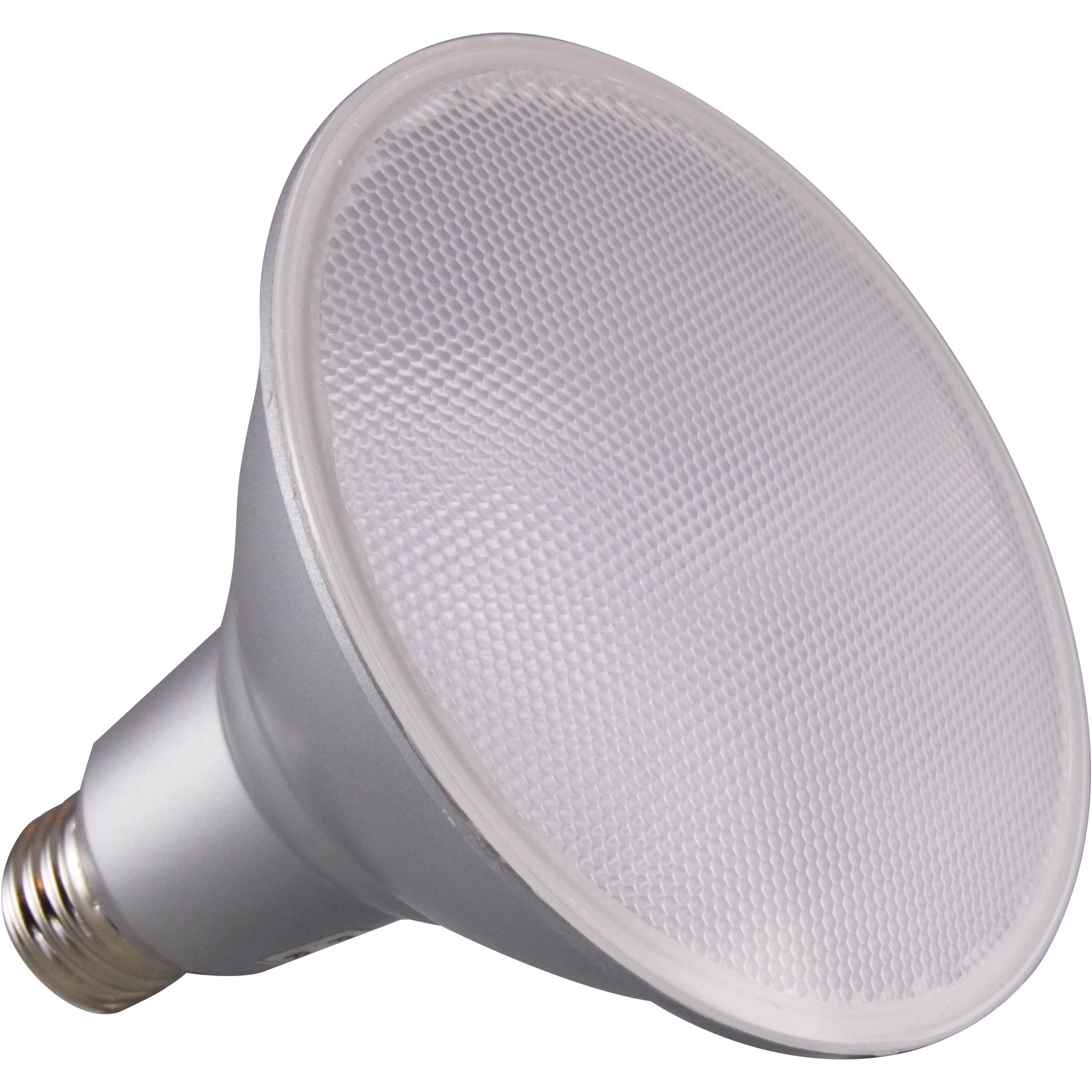 satco-15w-par38-led-bulb-15-w-90-w-incandescent-equivalent-wattage-120-v-ac-1200-lm-parabolic-reflector-par38-size-clear-warm-white-light-color-e26-base-25000-hour-49403degf-27268degc-color-temperature-90-cri-40deg_sdns29446 - 1
