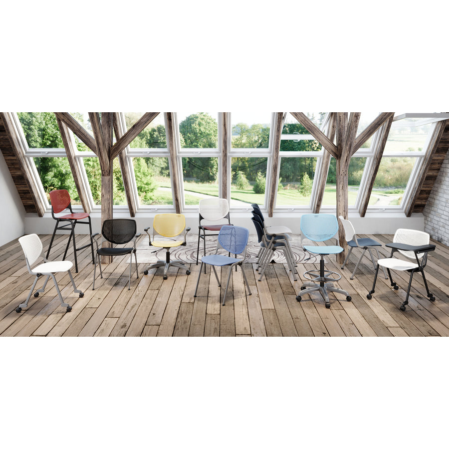 kfi-bar-stool-navy-polypropylene-seat-navy-polypropylene-back-powder-coated-black-steel-frame-four-legged-base-1-each_kfict2300bkp03 - 2