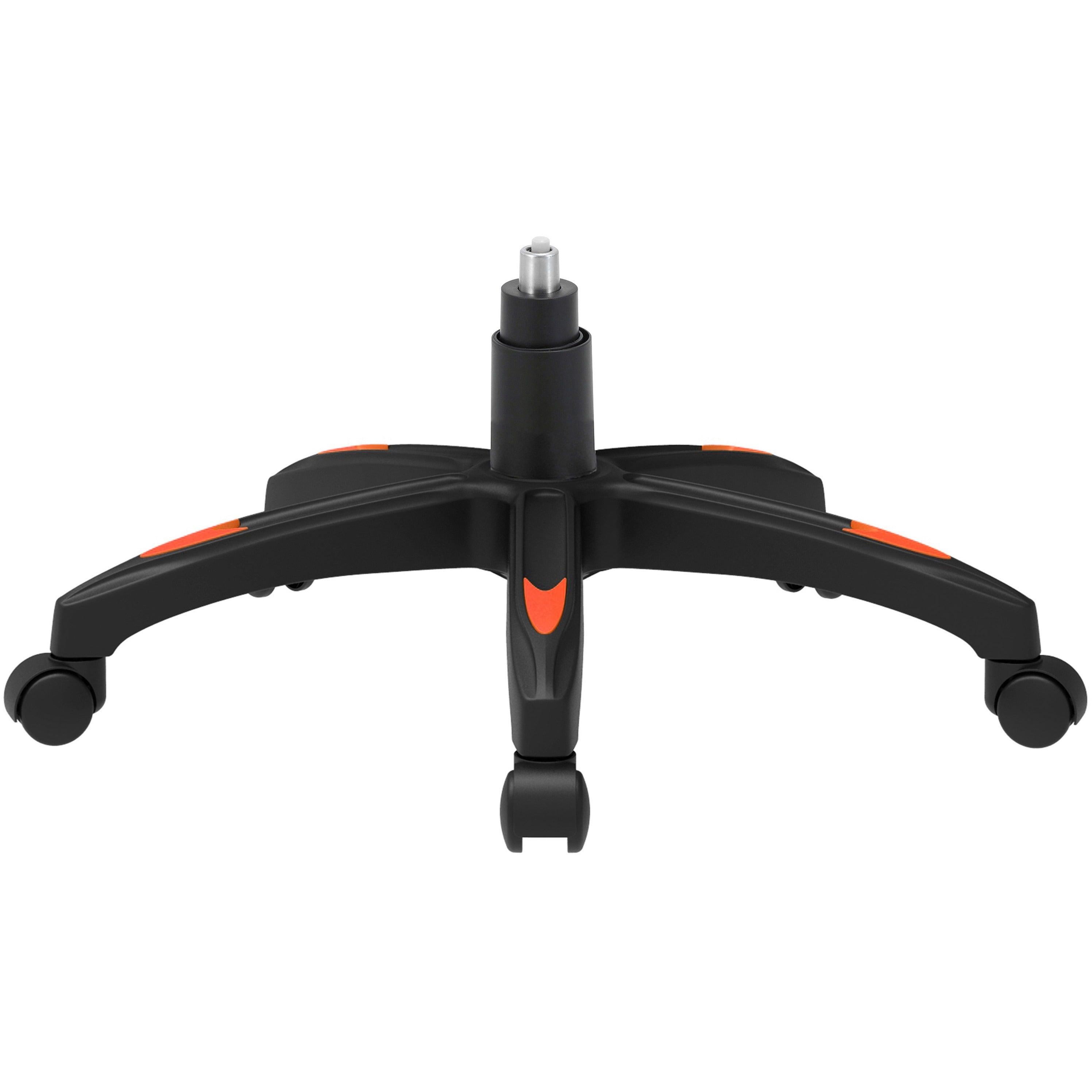 lorell-high-back-gaming-chair-for-gaming-vinyl-nylon-red-black-gray_llr84394 - 2