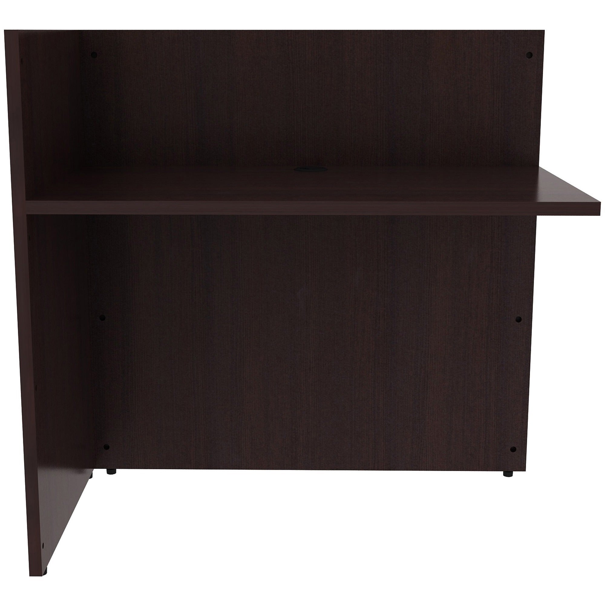 lorell-essentials-series-reception-return-42-x-24415-material-laminate-finish-espresso_llr18309 - 2