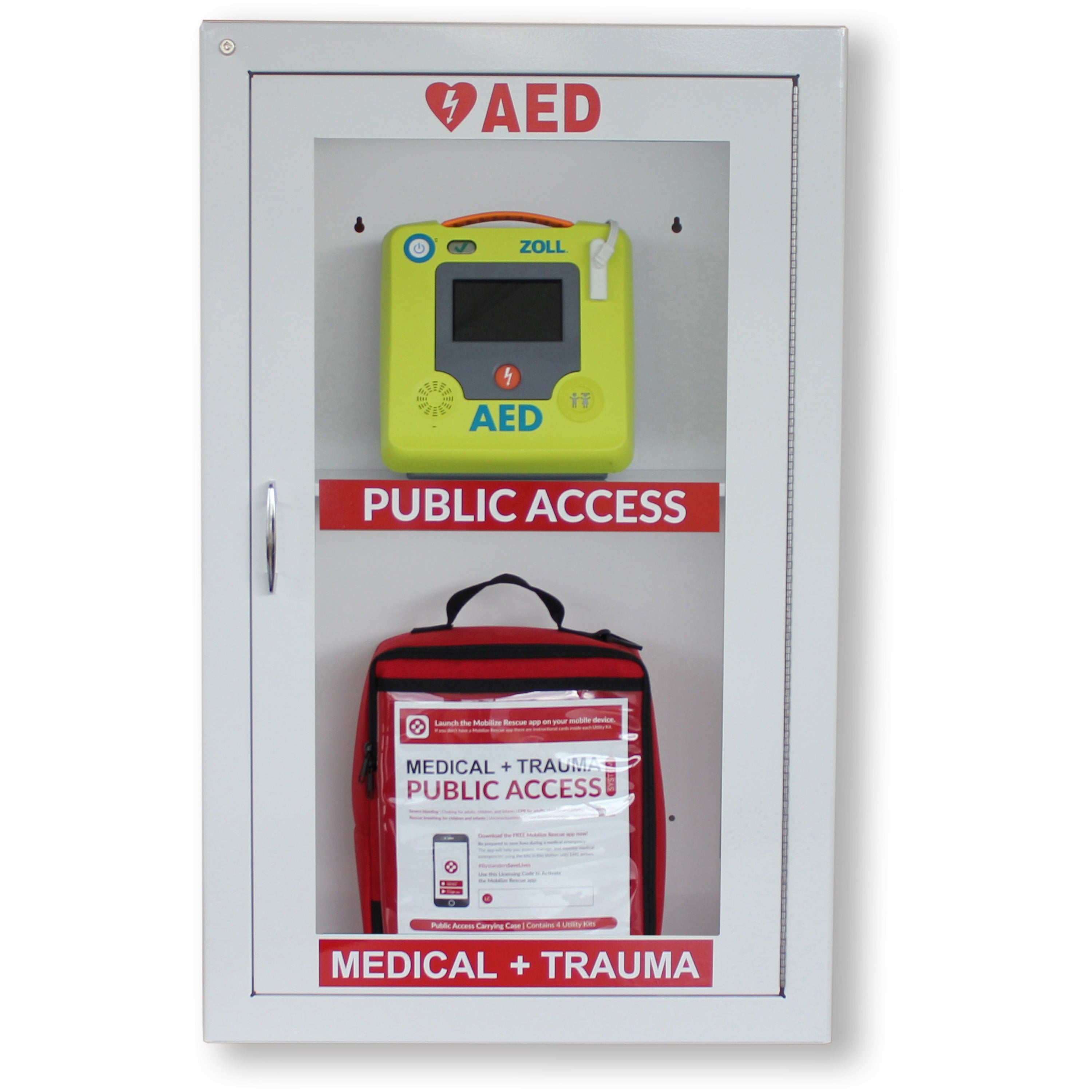 zoll-medical-rescue-station-alarm-wall-cabinet-143-x-79-x-166-damage-resistant-wall-mountable-sturdy-gray-plastic_zol891100051001 - 1