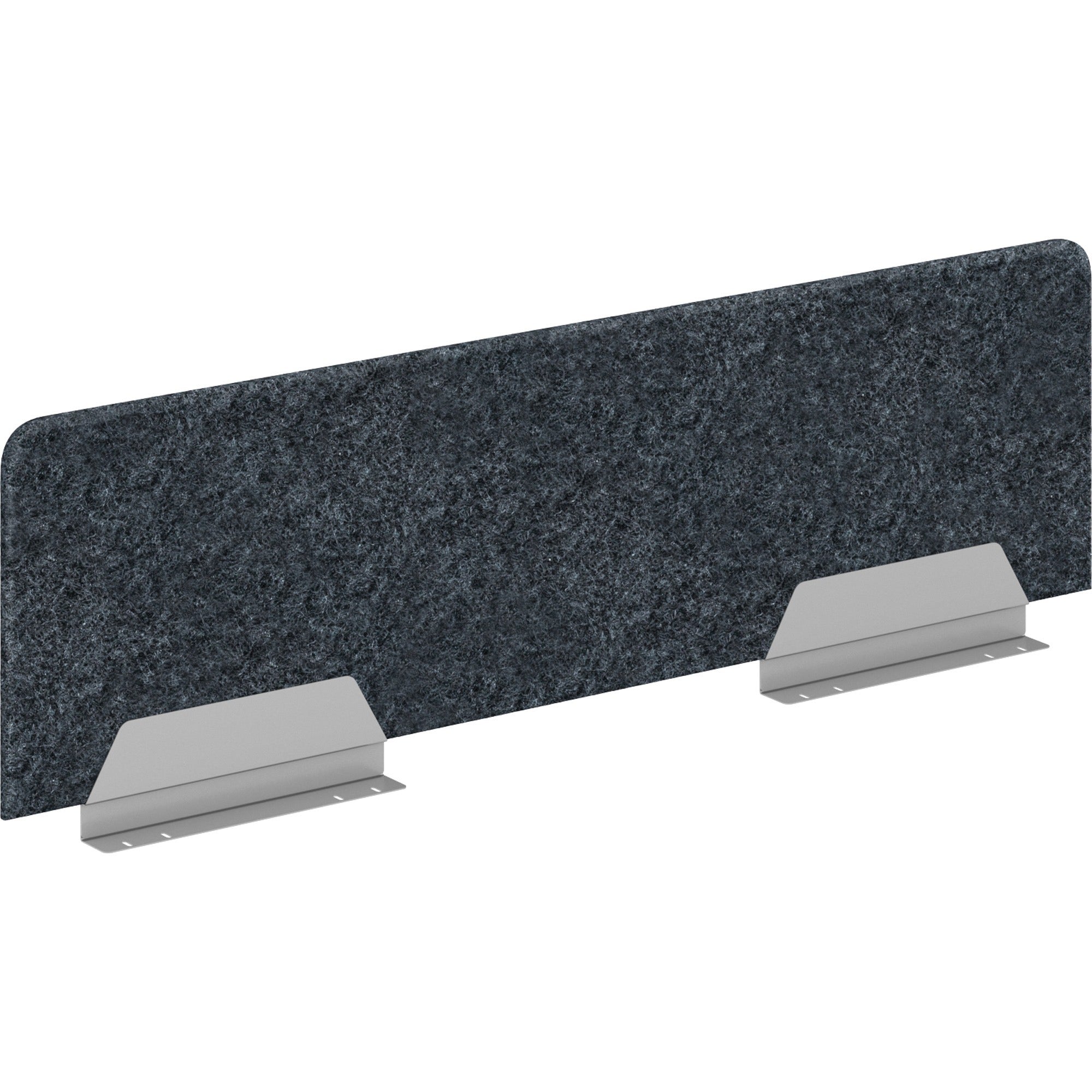 hon-huvdsao1348-privacy-screen-46-width-x-13-height-silver-frame-polyethylene-terephthalate-pet-dark-gray_honvds1348y4pr6 - 1