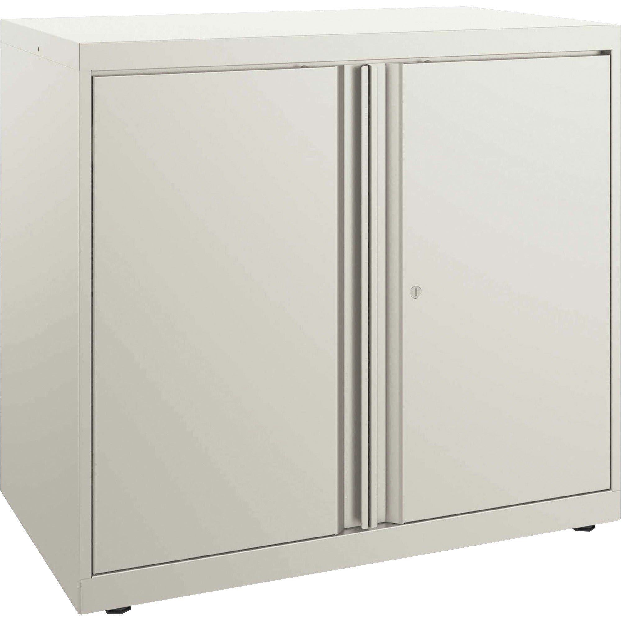 hon-flagship-hfmsc182830rwb-storage-cabinet-30-x-28-lockable-leveling-glide-removable-lock-key-lock-modular-loft-loft_honsc182830lglo - 1