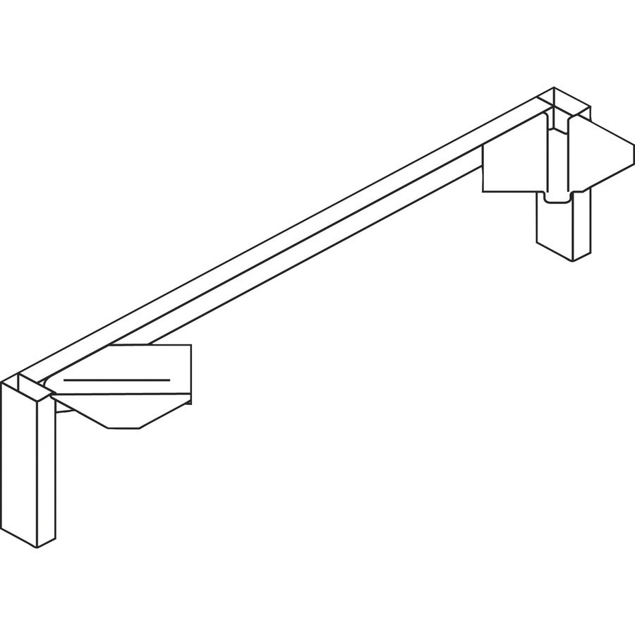 hon-mod-hlplsl30-credenza-support-leg-30-x-7-finish-silver_honlplsl30svr - 2