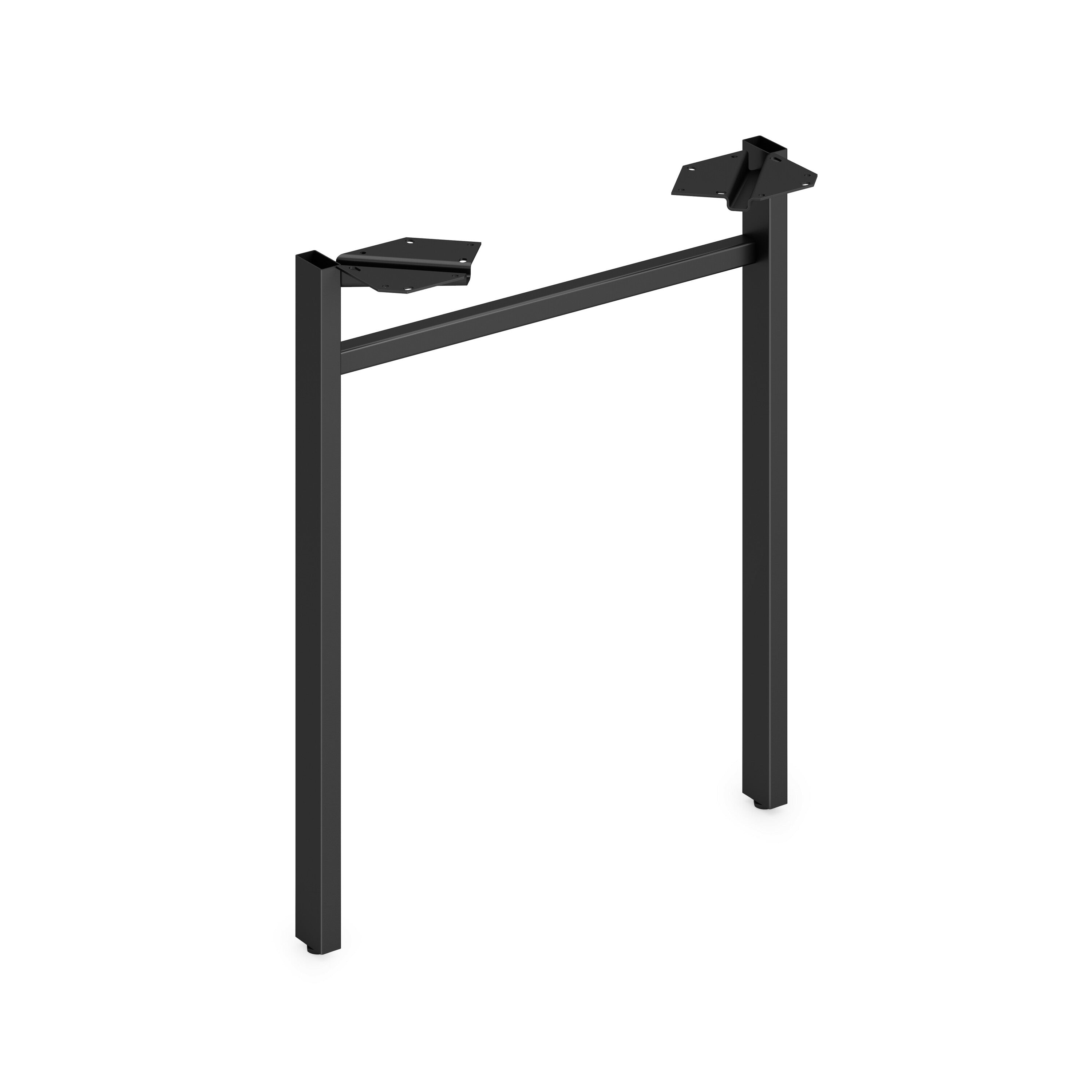 hon-mod-hlplleg24u-worksurface-u-leg-24-finish-black_honlplleg24ublk - 1