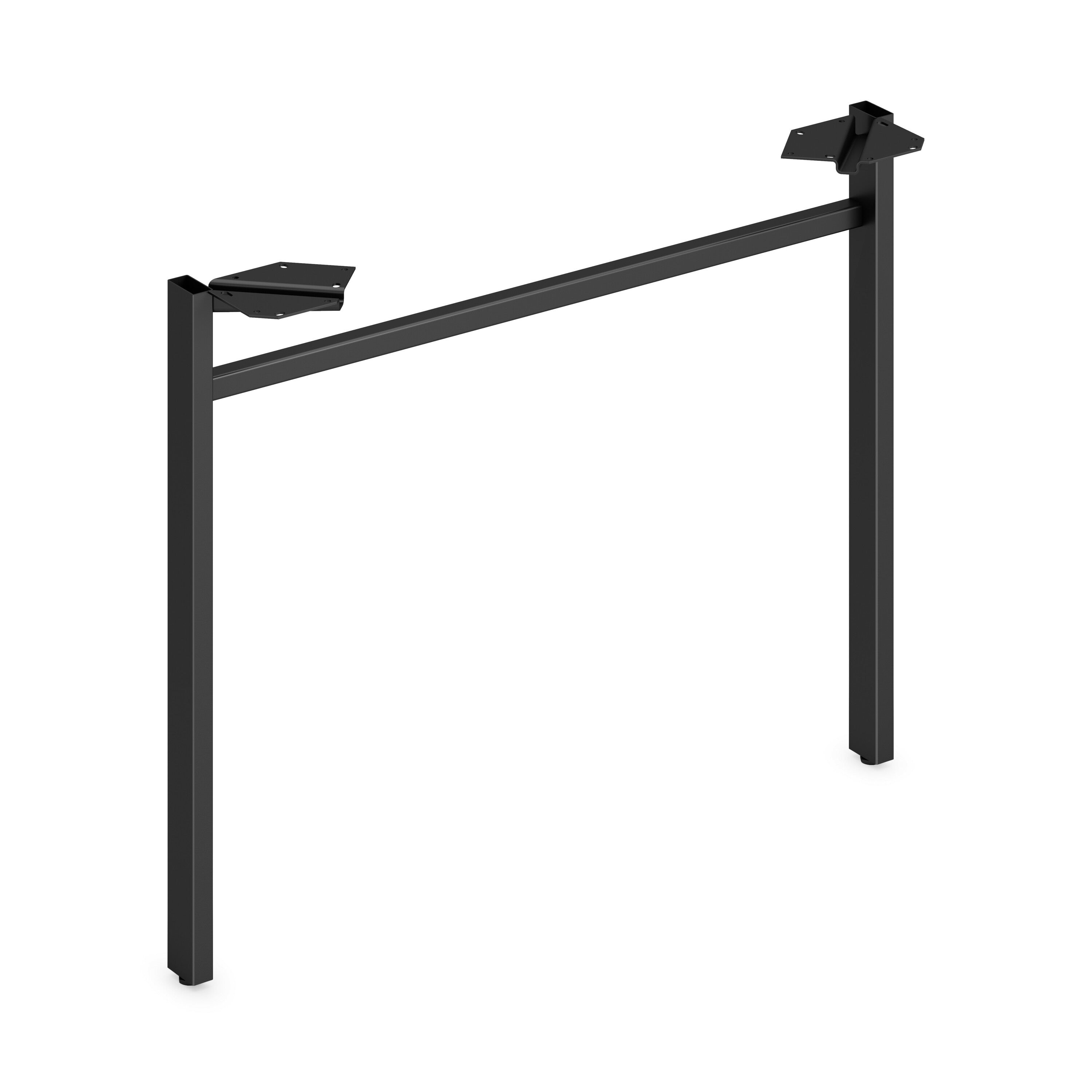 hon-mod-hlplleg30u-worksurface-u-leg-30-finish-black_honlplleg30ublk - 1