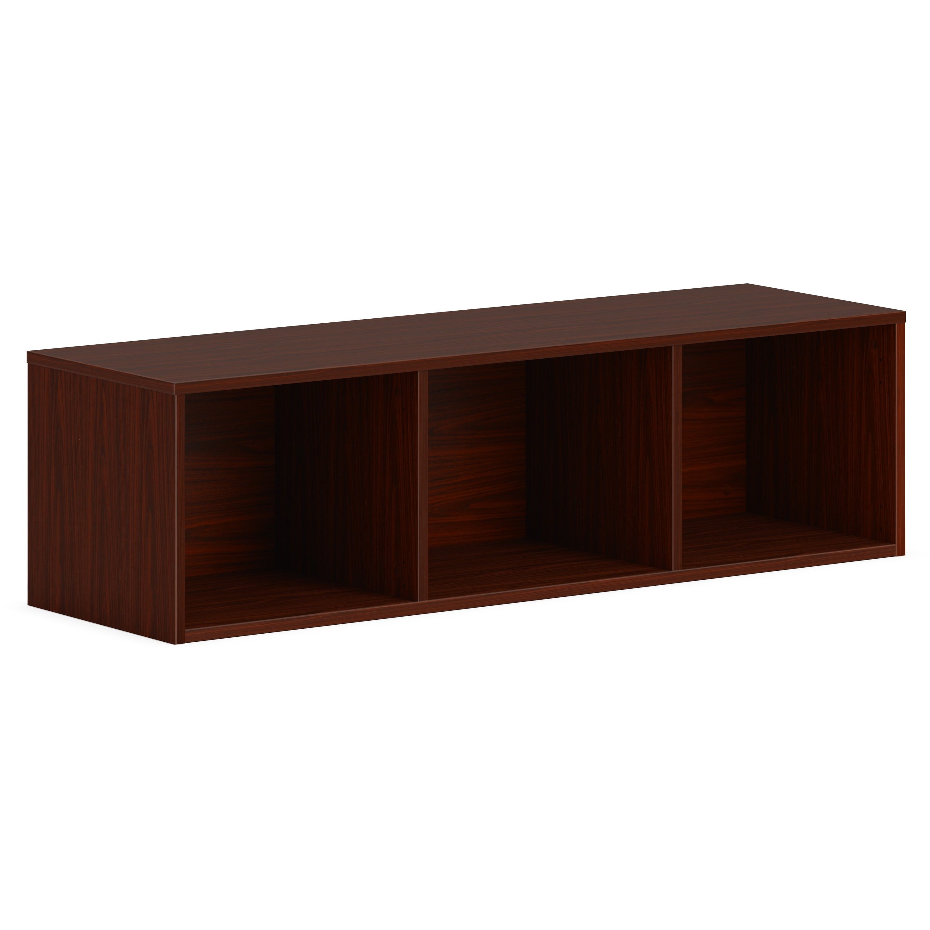 hon-mod-wall-mounted-storage-|-open-|-48w-|-traditional-mahogany-finish-48-x-14398-finish-mahogany_honplwmh48lt1 - 1