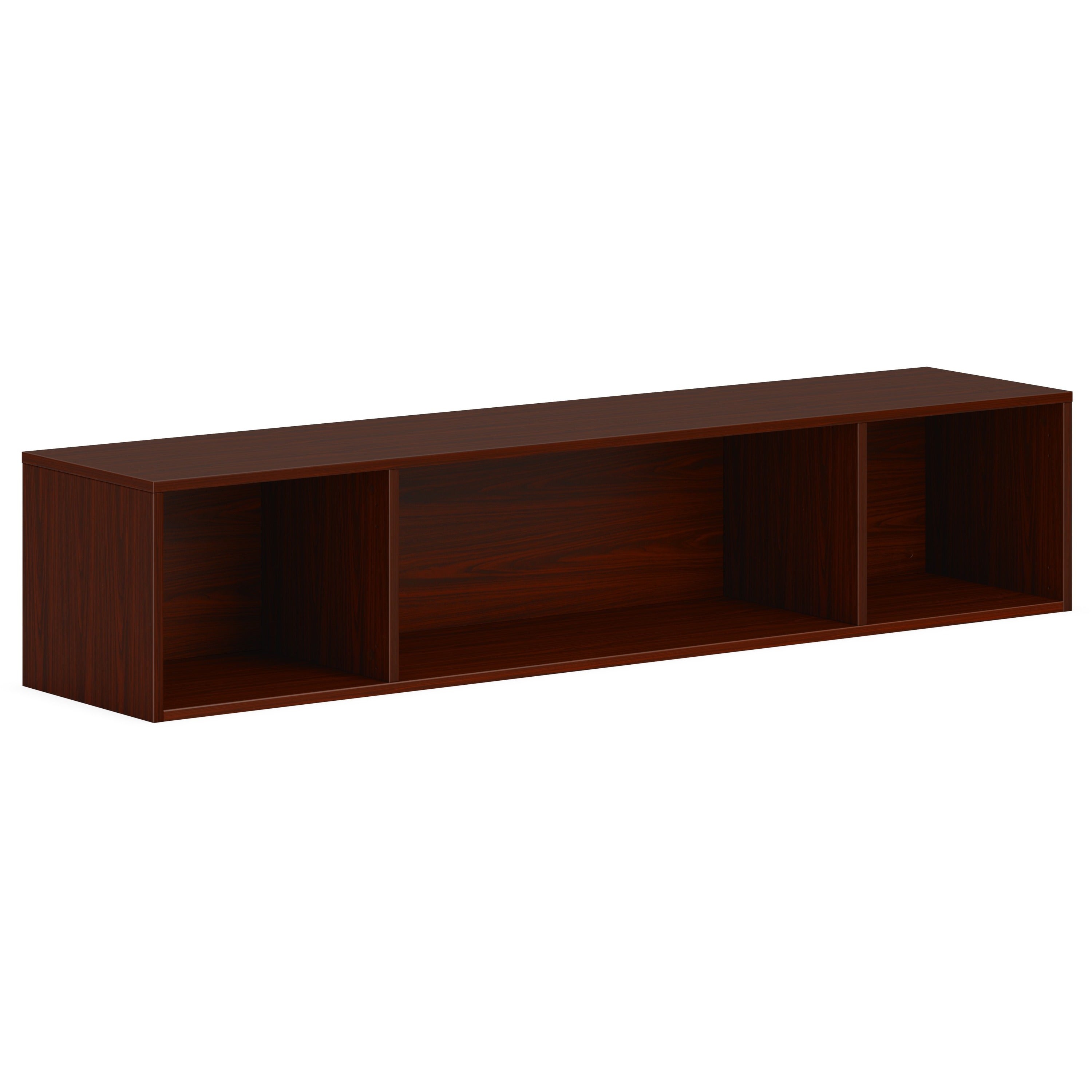 hon-mod-wall-mounted-storage-|-open-|-66w-|-traditional-mahogany-finish-66-x-14398-finish-traditional-mahogany_honplwmh66lt1 - 1