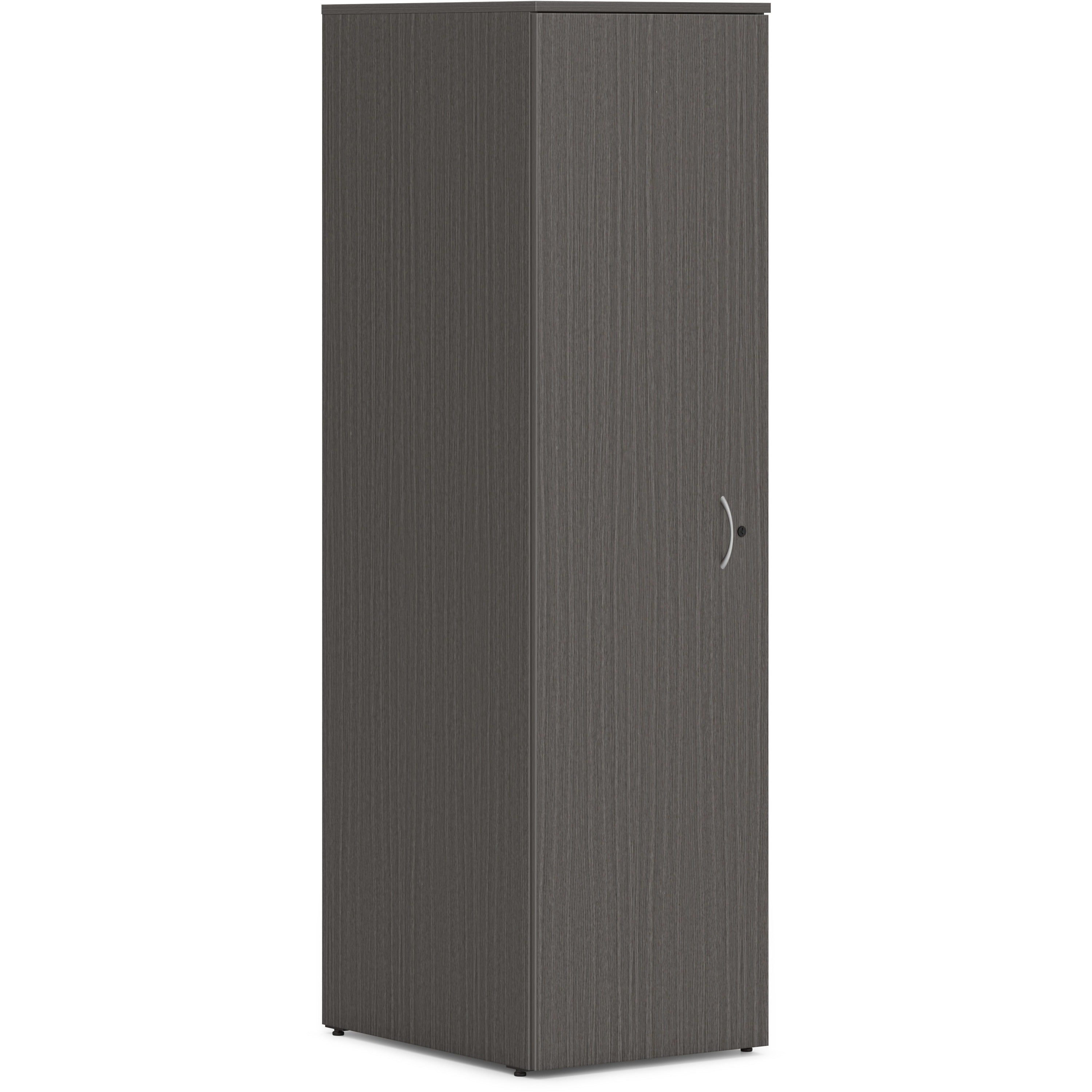 HON Mod HLPLW1824 Storage Cabinet - 18" x 24"65" - Finish: Slate Teak - 1