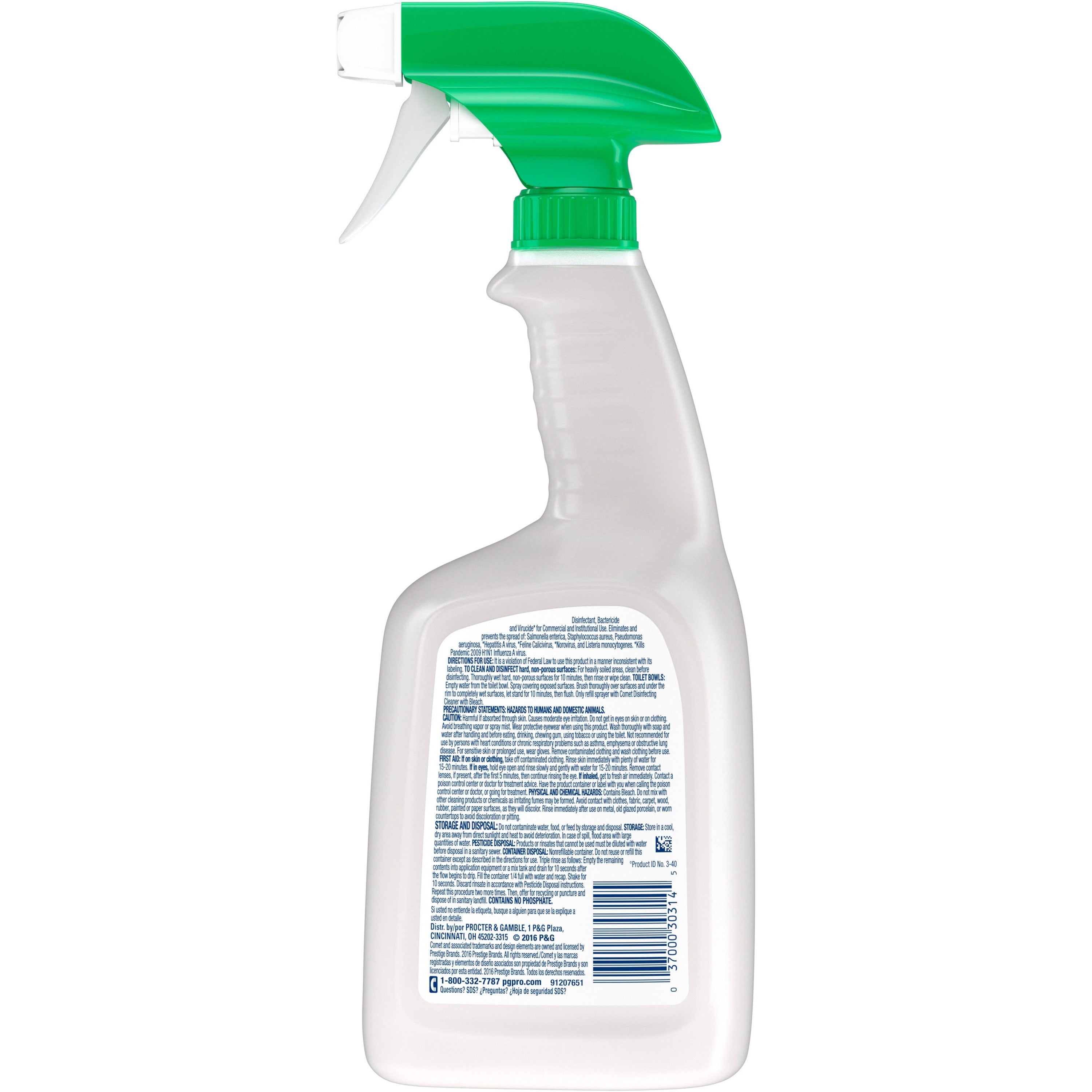 comet-disinfecting-cleaner-spray-ready-to-use-32-fl-oz-1-quart-fresh-scent-6-carton-disinfectant-heavy-duty-non-abrasive-multi_pgc75350ct - 2