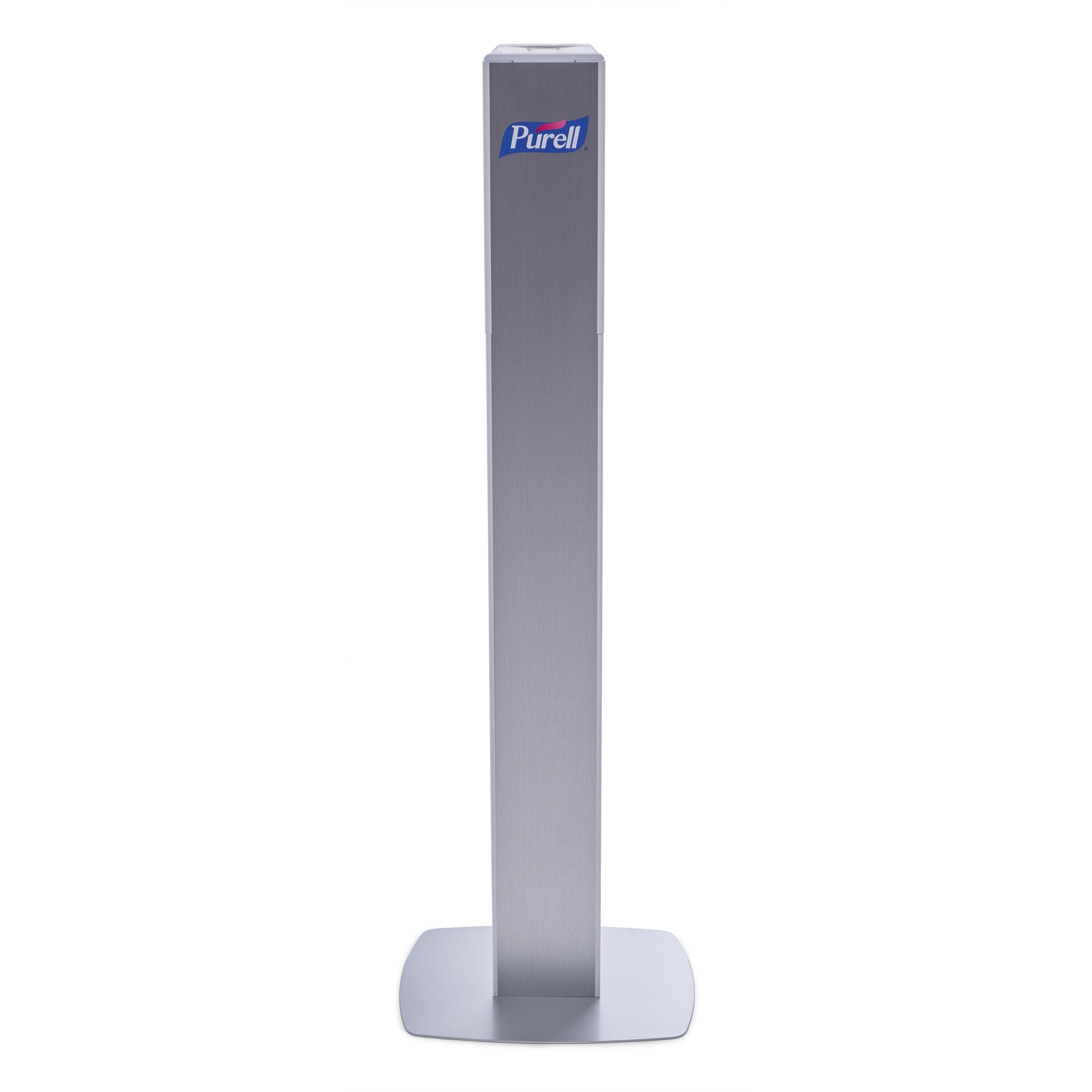purell-messenger-es8-silver-panel-floor-stand-with-dispenser-floor-silver_goj7308dsslv - 1