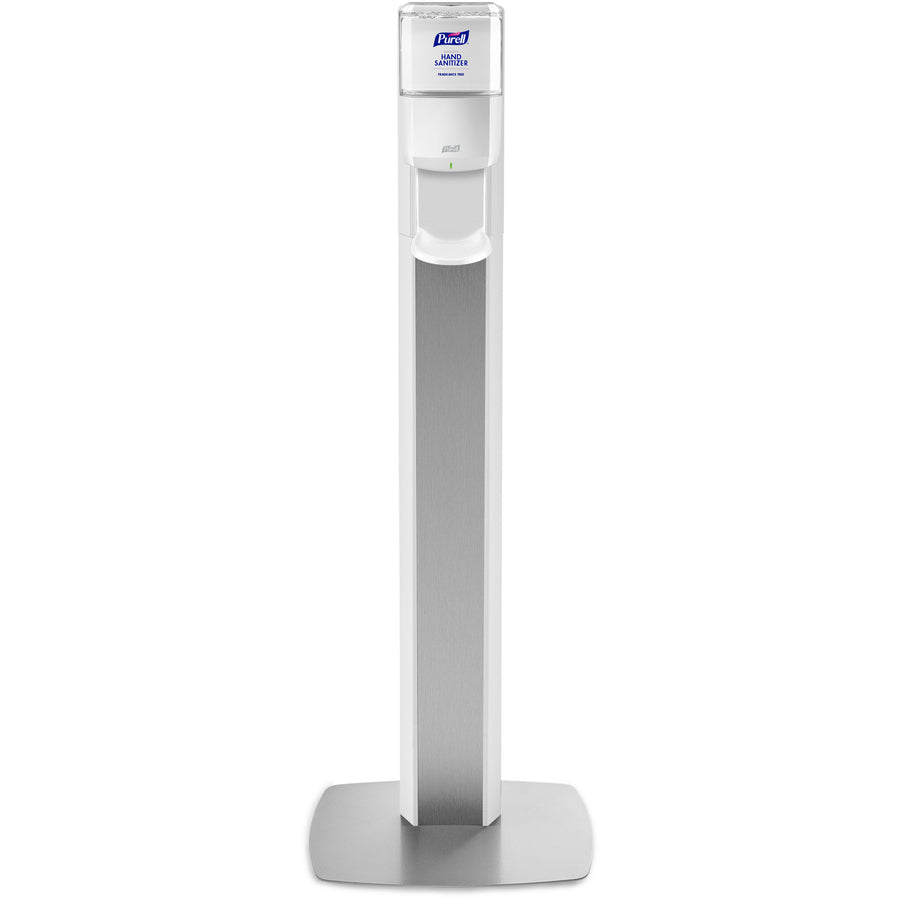 purell-messenger-es8-silver-panel-floor-stand-with-dispenser-floor-silver_goj7308dsslv - 2