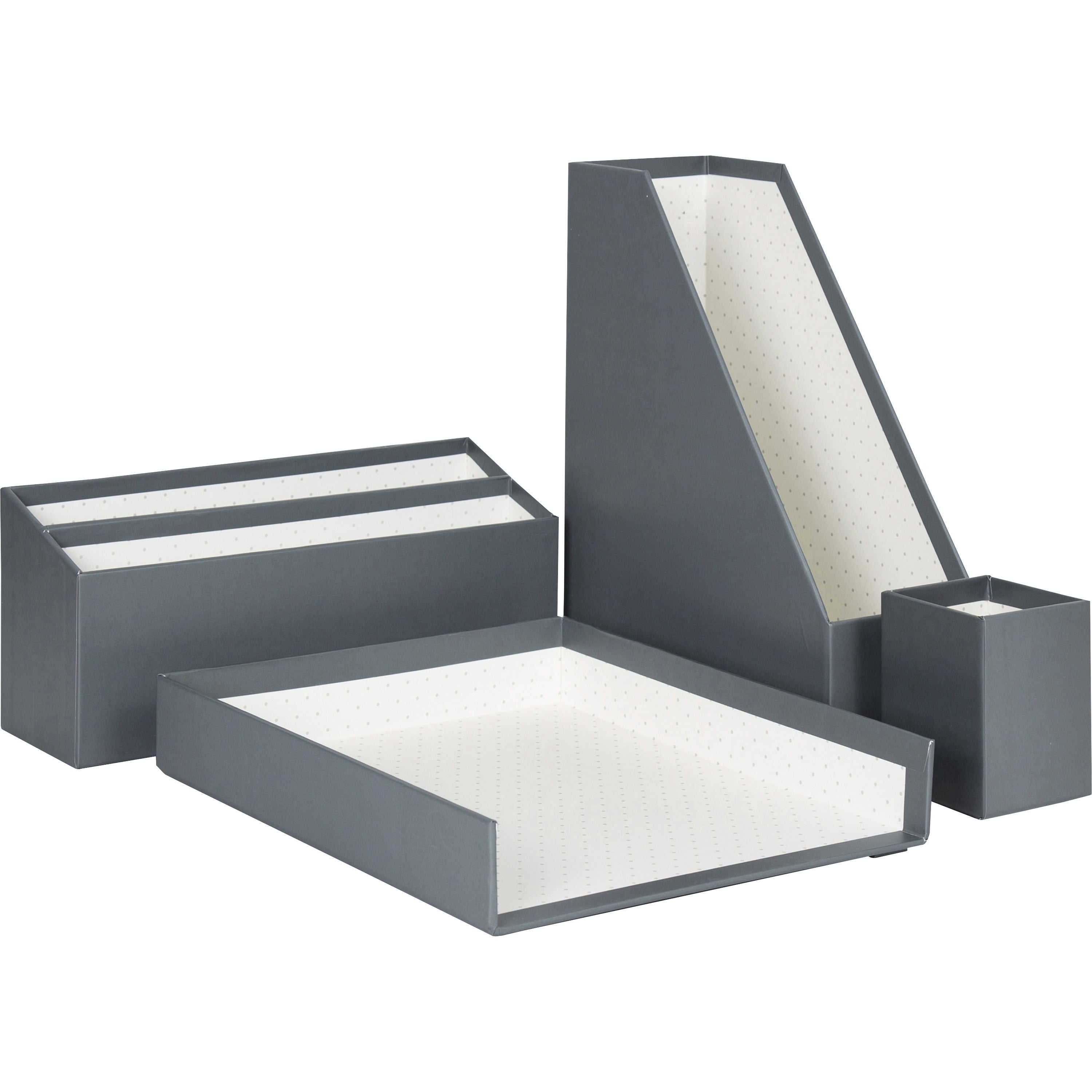 u-brands-paper-wrapped-desk-organization-kit-desktop-sturdy-lightweight-gray-chipboard-1-each_ubr3204u0002 - 1