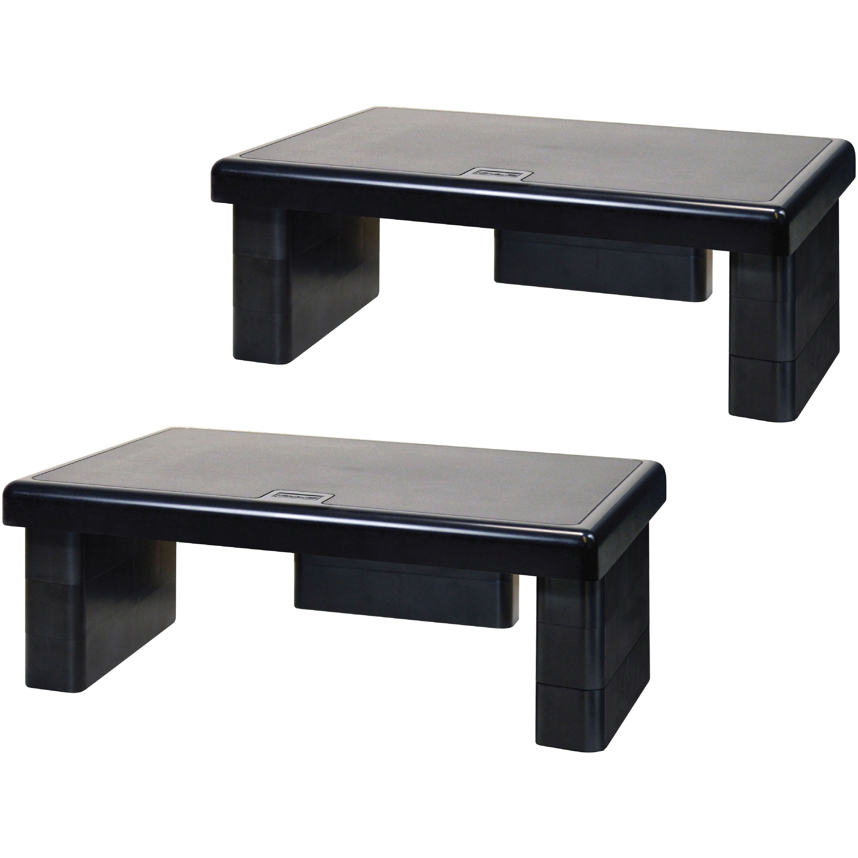 data-accessories-company-stax-mp-107-monitor-riser-stand-66-lb-load-capacity-48-height-x-13-width-x-105-depth-recycled-plastic-black_dta02160 - 1