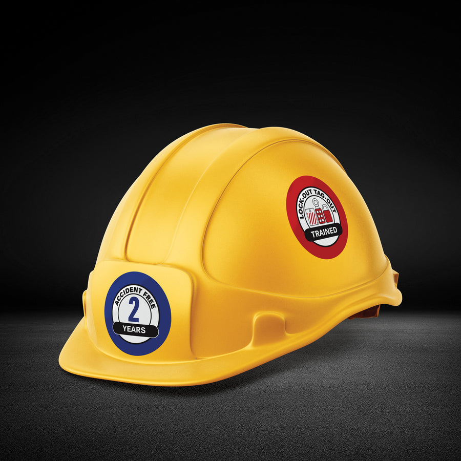 Avery Printable Hard Hat/Helmet Vinyl Stickers - Round Shape - Full-Bleed Design - Printable, Water Proof, Fade Resistant, UV Coated, Permanent Adhesive, Water Resistant, Durable, Chemical Resistant, Abrasion Resistant - 2" Diameter - White - Vi - 2