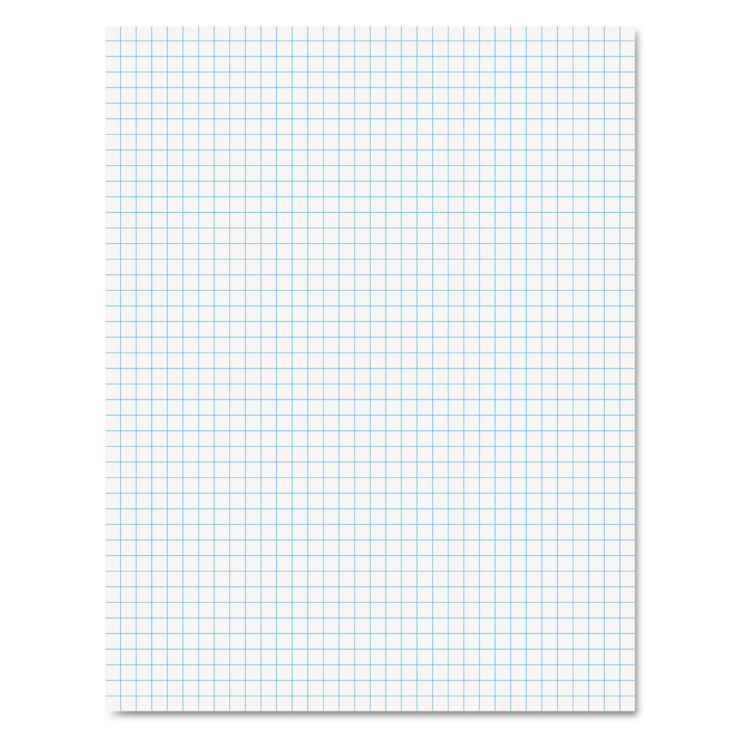 Quadrille Pads, Quadrille Rule (4 sq/in), 50 White (Heavyweight 20 lb Bond) 8.5 x 11 Sheets -