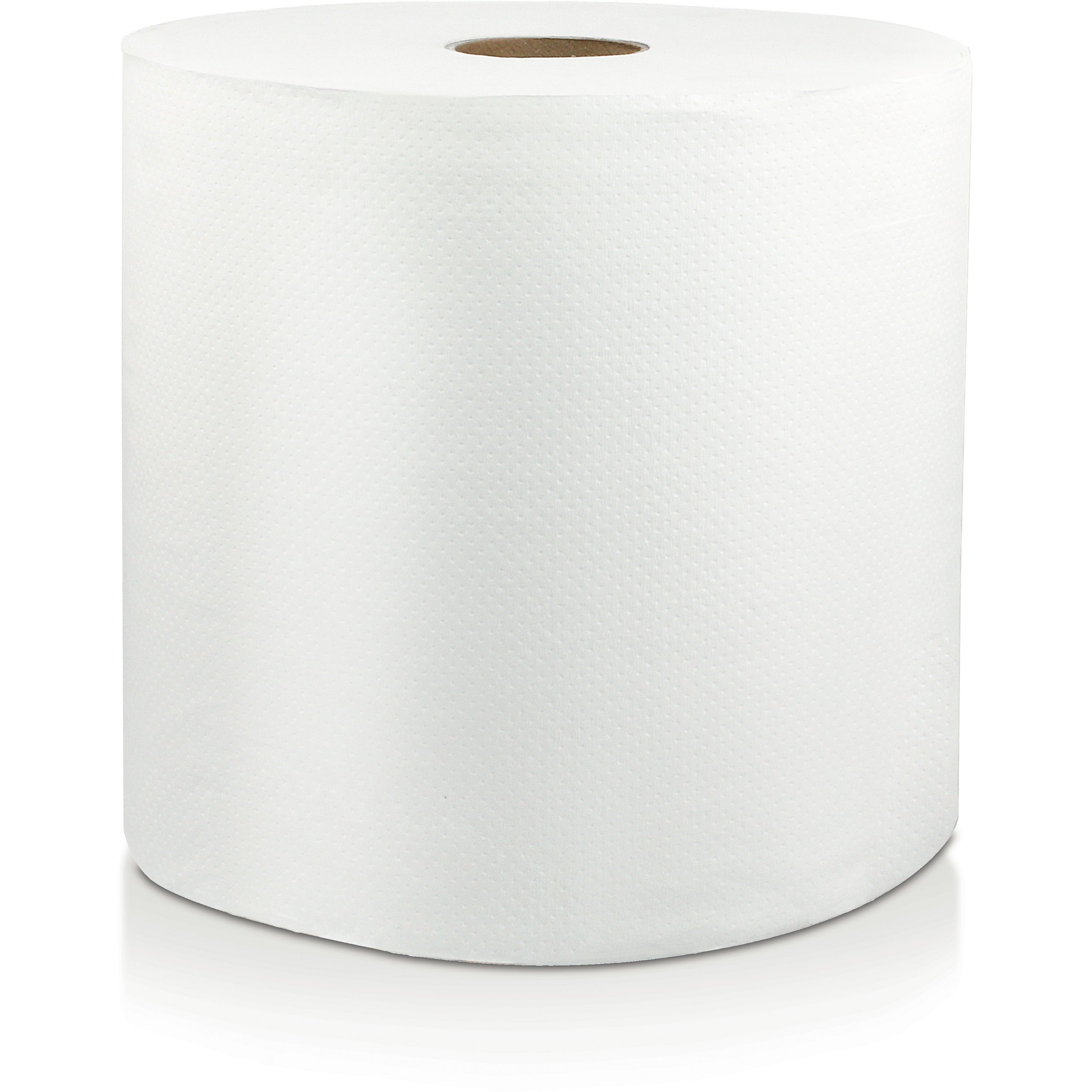 Livi VPG Select Hard Wound Towel - 1 Ply - 1.81" Core - White - Fiber - Embossed, Absorbent, Hygienic, Strong - For Hand, Office Building, Restroom - 6 / Carton