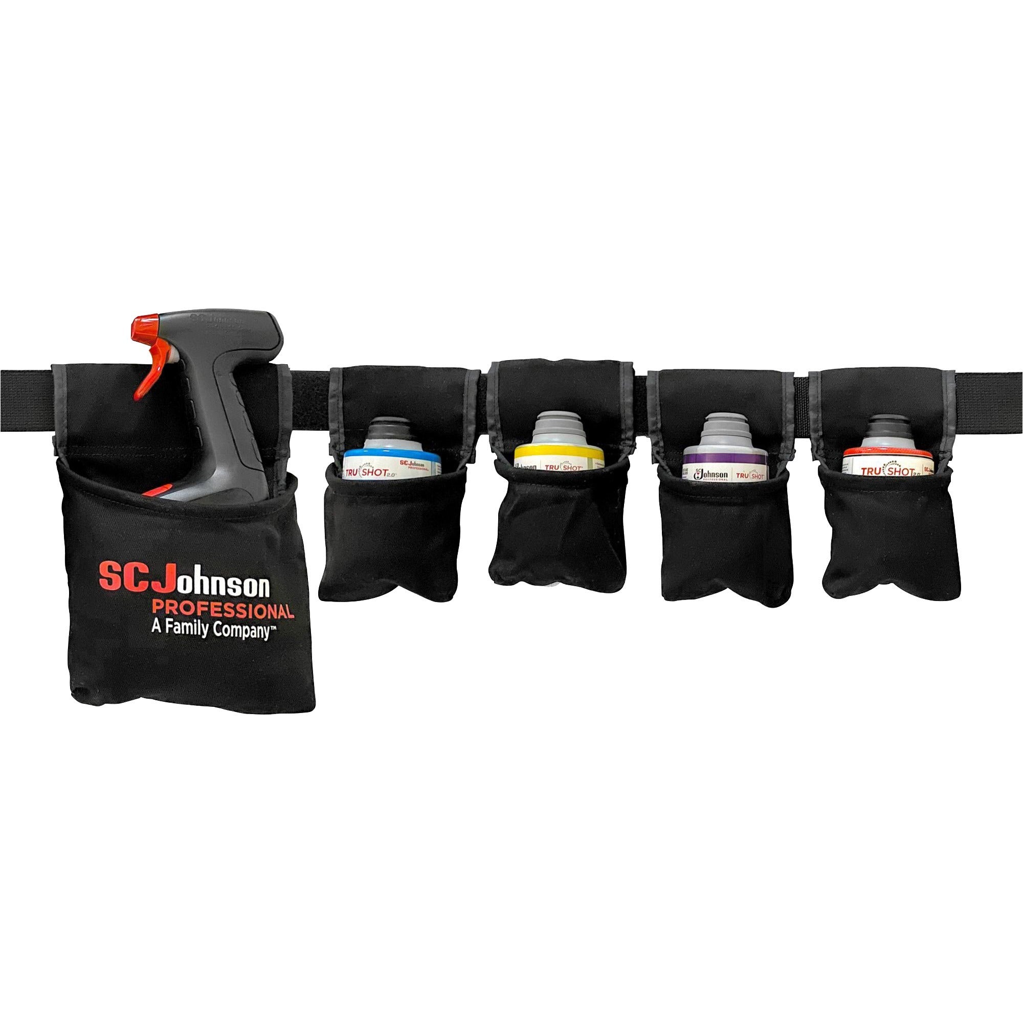 trushot-20-mobile-dispensing-belt-1-each-hook-&-loop-attachment-2-width-x-49-length-black-nylon-cotton_sjntsbelt - 1