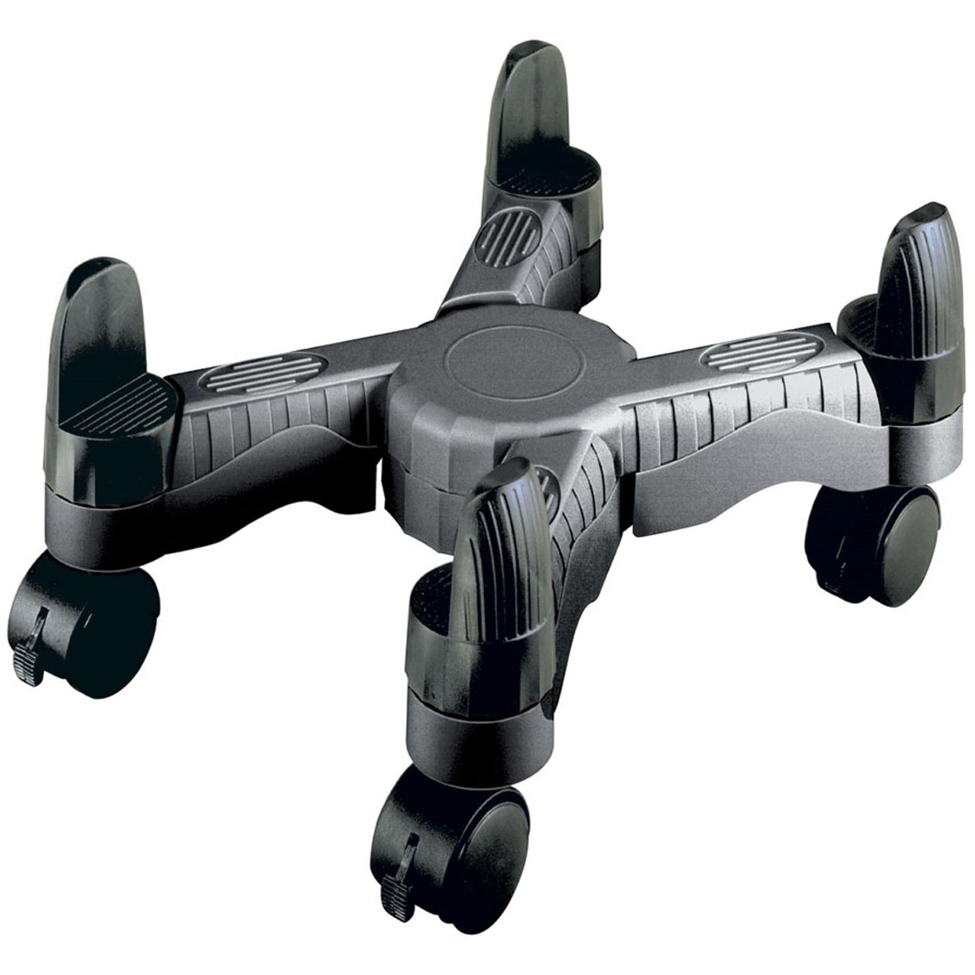 data-accessories-company-scissors-style-mobile-cpu-stand-10-width-floor-plastic-black-taa-compliant_dta02157 - 1