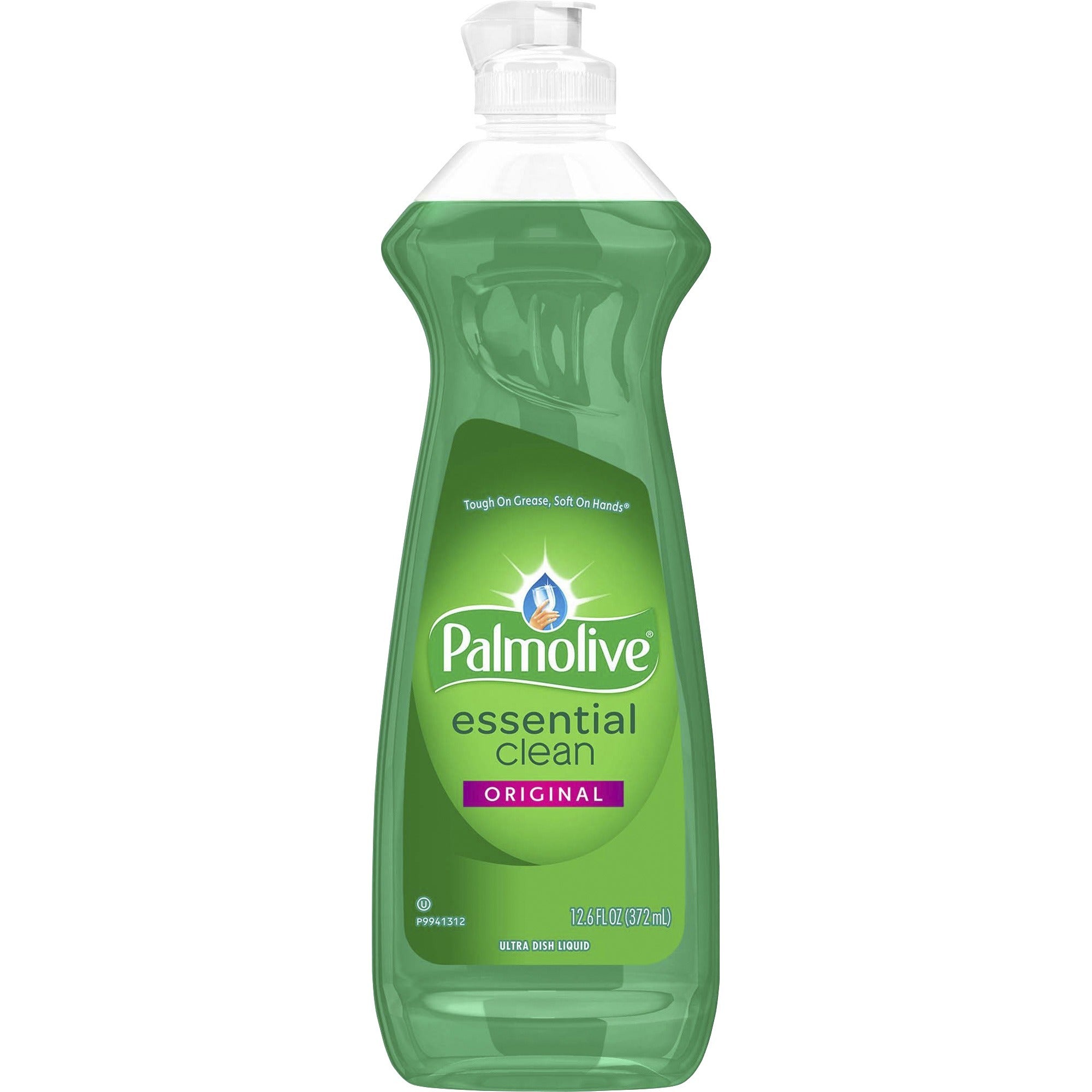 Palmolive Original Dish Liquid - 12.6 fl oz (0.4 quart) - 1 Each - Phosphate-free, pH Balanced, Long Lasting - Green - 1