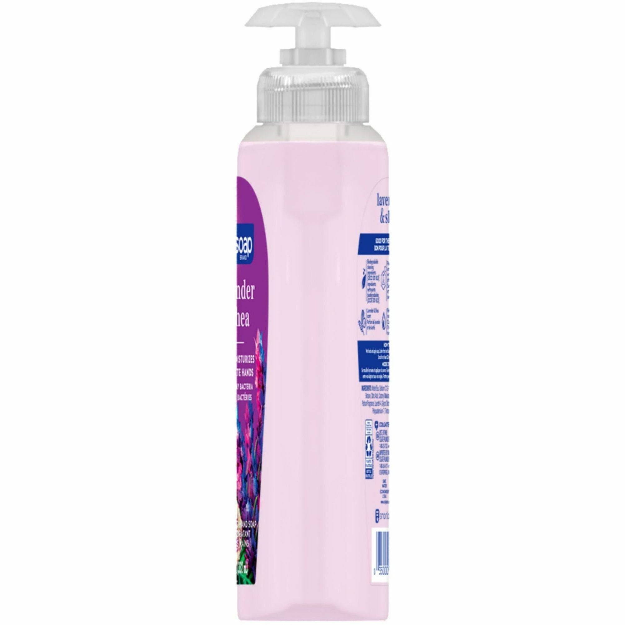 softsoap-lavender-hand-soap-lavender-&-shea-butter-scentfor-113-fl-oz-3327-ml-pump-bottle-dispenser-bacteria-remover-dirt-remover-hand-skin-moisturizing-purple-refillable-recyclable-paraben-free-phthalate-free-biodegradable_cpcus07058a - 2