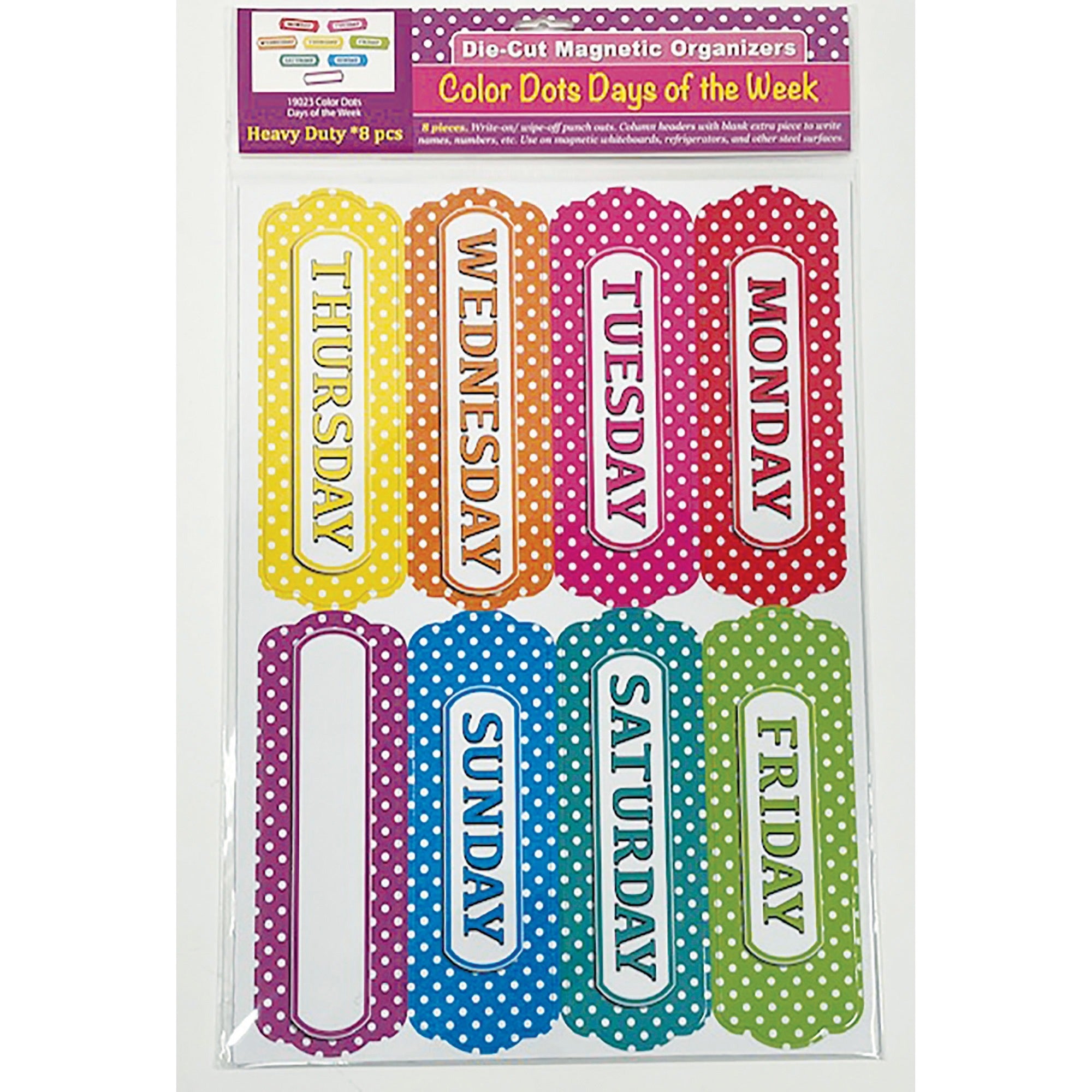 ashley-magnetic-chalkboard-days-of-the-week-8-write-on-wipe-off-1-each-multicolor_ash19023 - 1