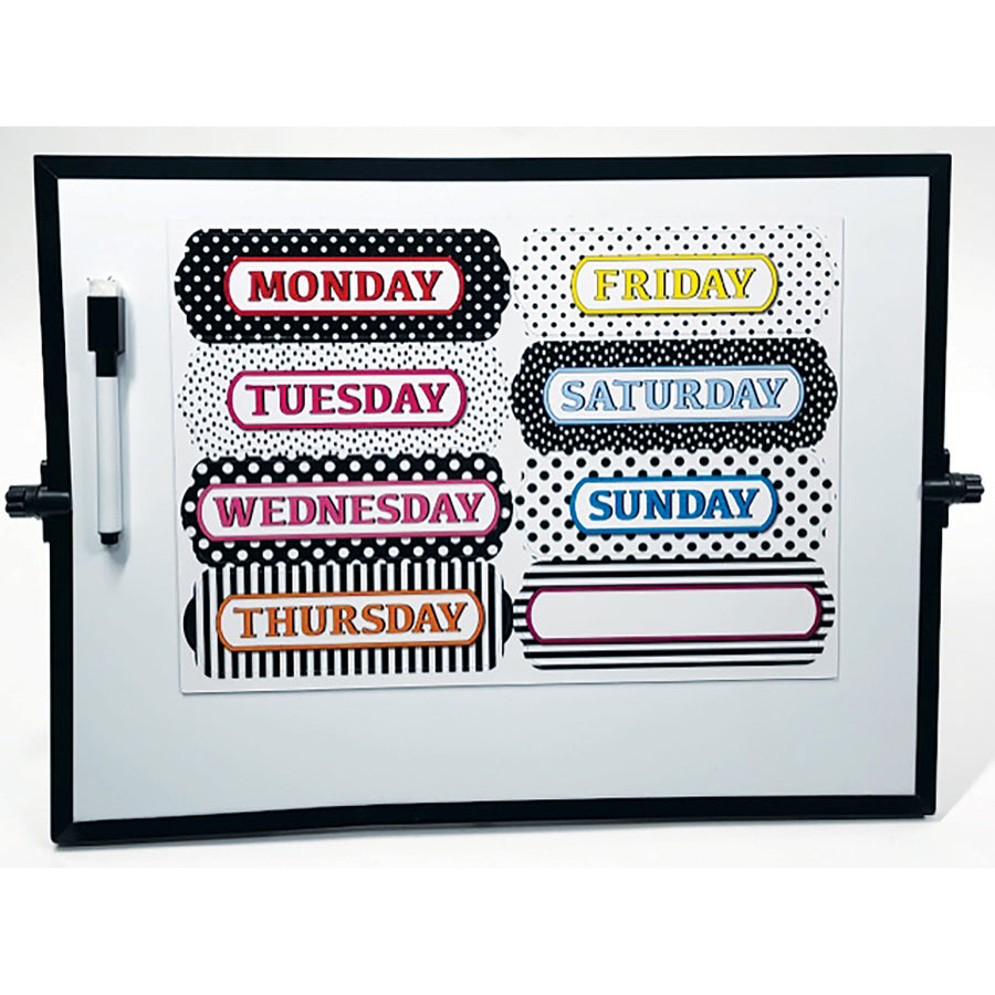 ashley-magnetic-chalkboard-days-of-the-week-8-write-on-wipe-off-1-each-multicolor_ash19025 - 2