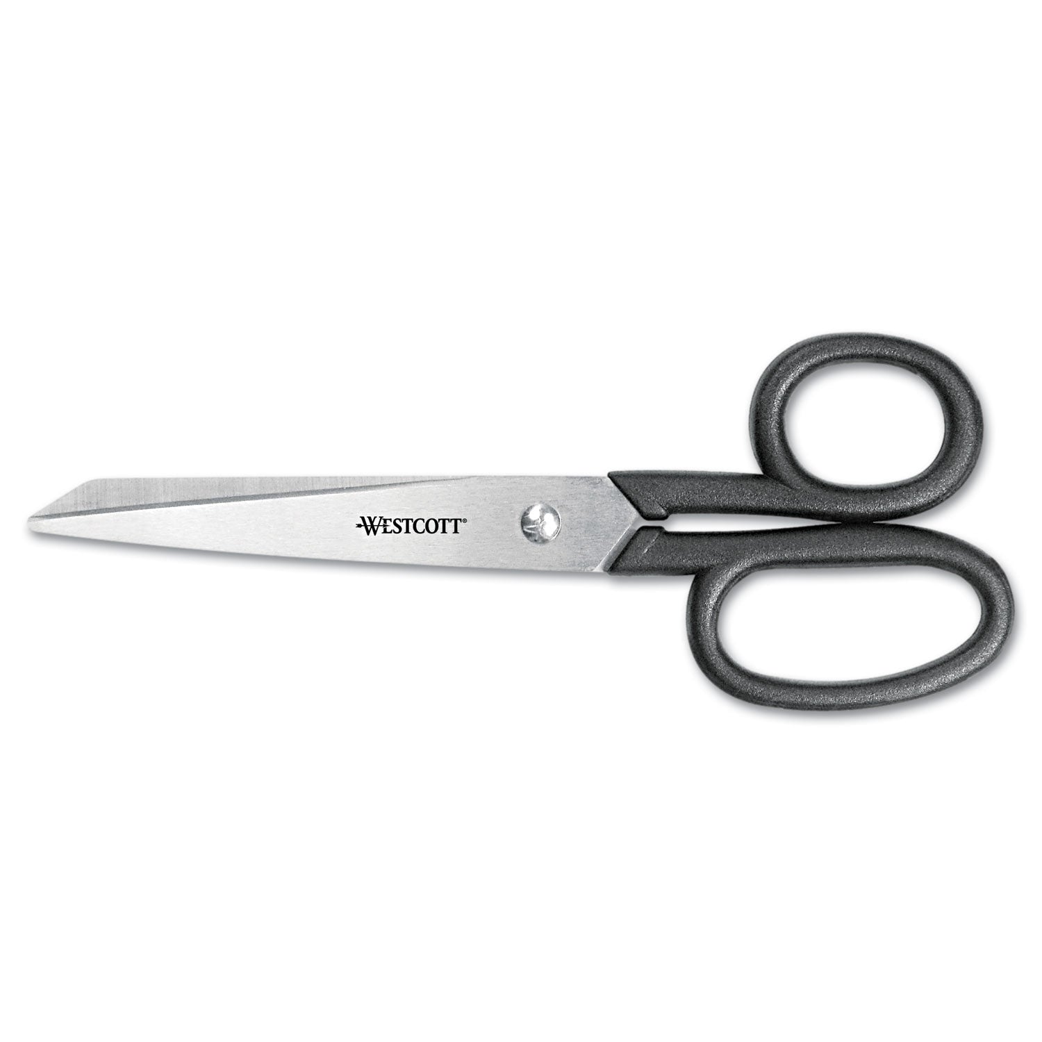Kleencut Stainless Steel Shears, 7" Long, 3.31" Cut Length, Black Straight Handle -