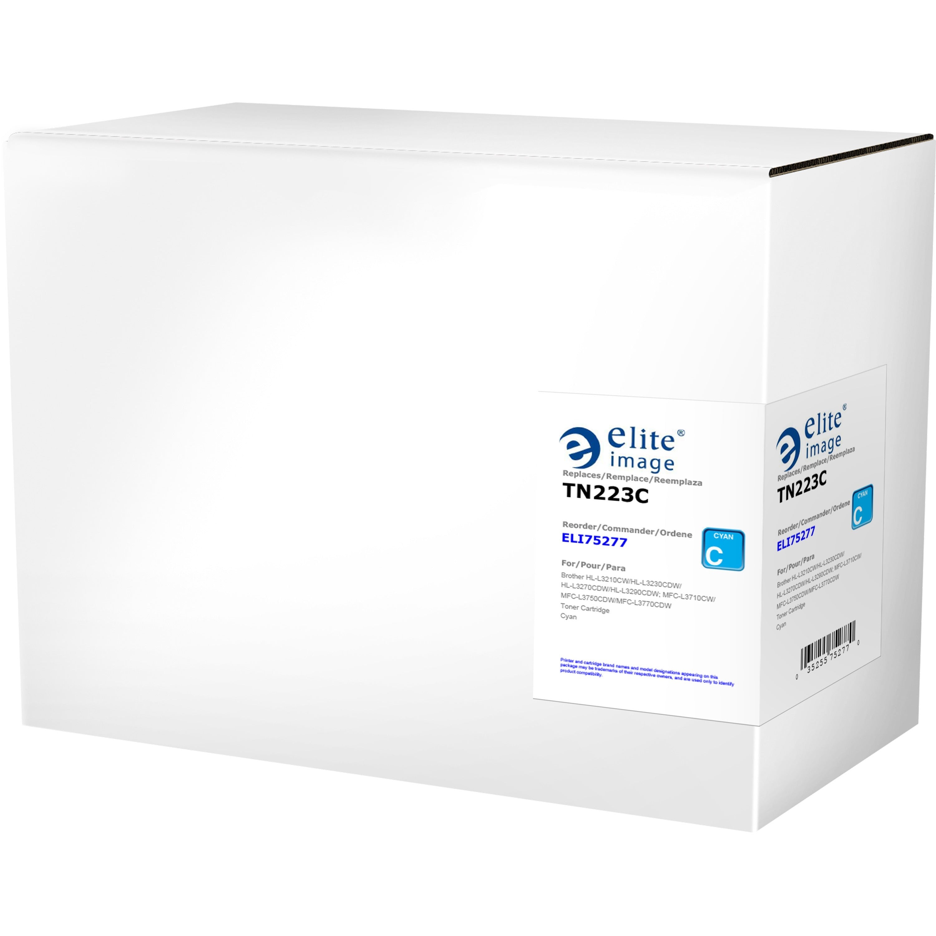 Elite Image Remanufactured Standard Yield Laser Toner Cartridge - Alternative for Brother TN223, TN227 - Cyan - 1 Each - 1300 Pages