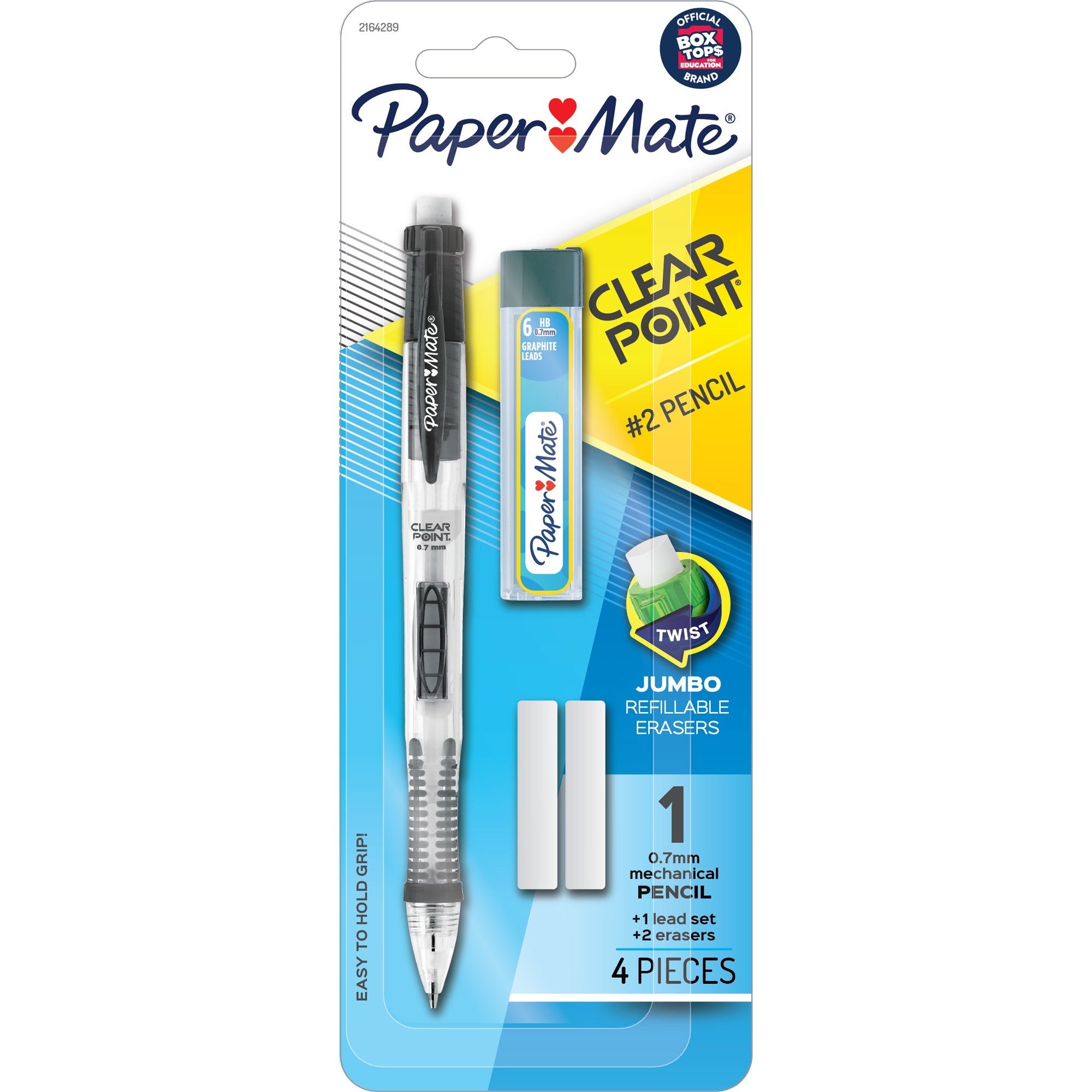paper-mate-clearpoint-mechanical-pencils-07-mm-lead-diameter-black-barrel-1-pack_pap2164289 - 1