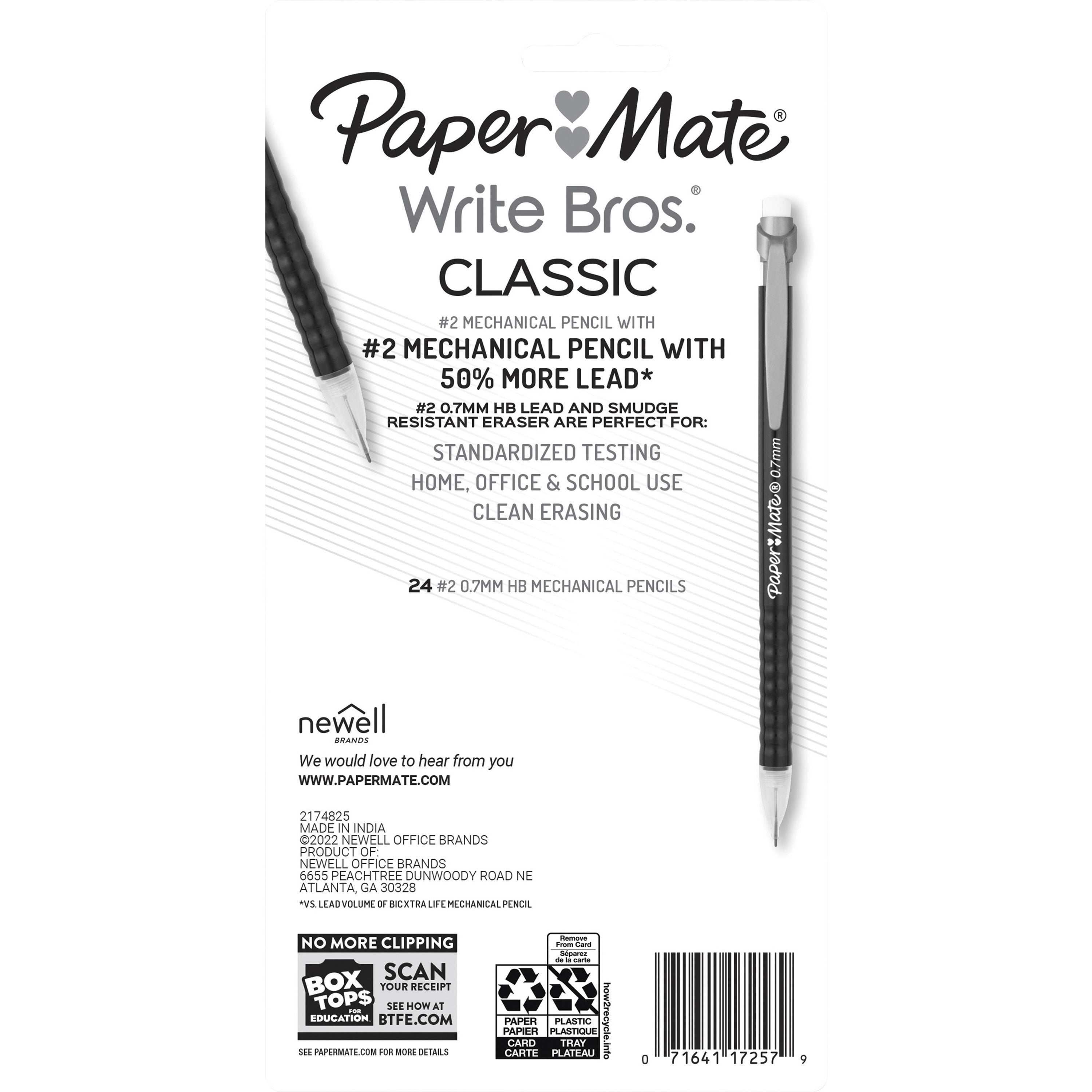 paper-mate-07mm-mechanical-pencils-07-mm-lead-diameter-assorted-barrel-24-pack_pap2171181 - 2