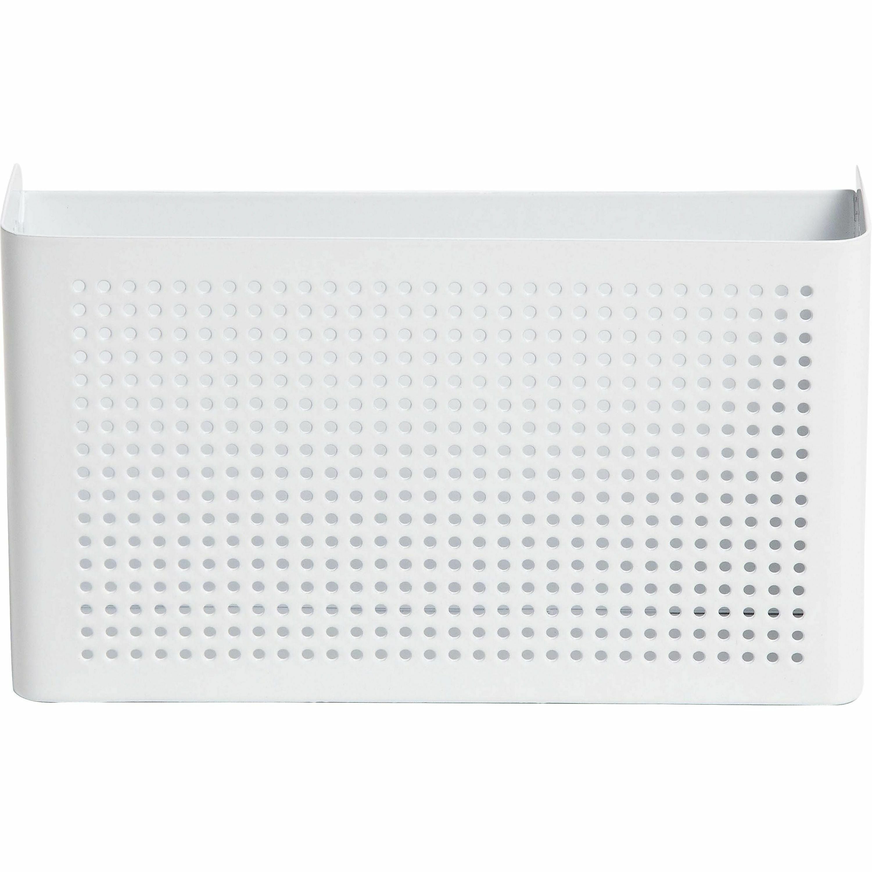 u-brands-perforated-all-in-one-desktop-organizer-4-compartments-compact-metal-1-each_ubr5717u0106 - 2