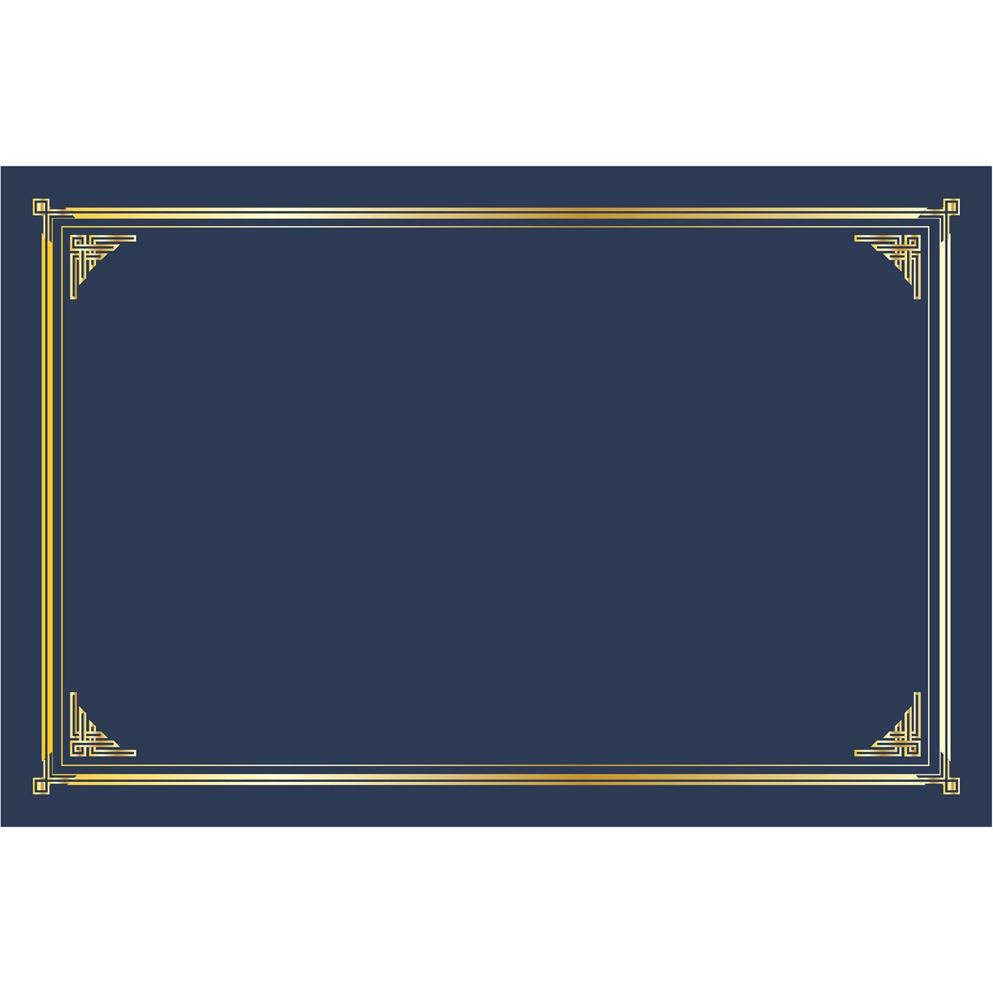 geographics-certificate-holder-linen-gold-foil-navy-blue-10-pack_geo48761 - 1