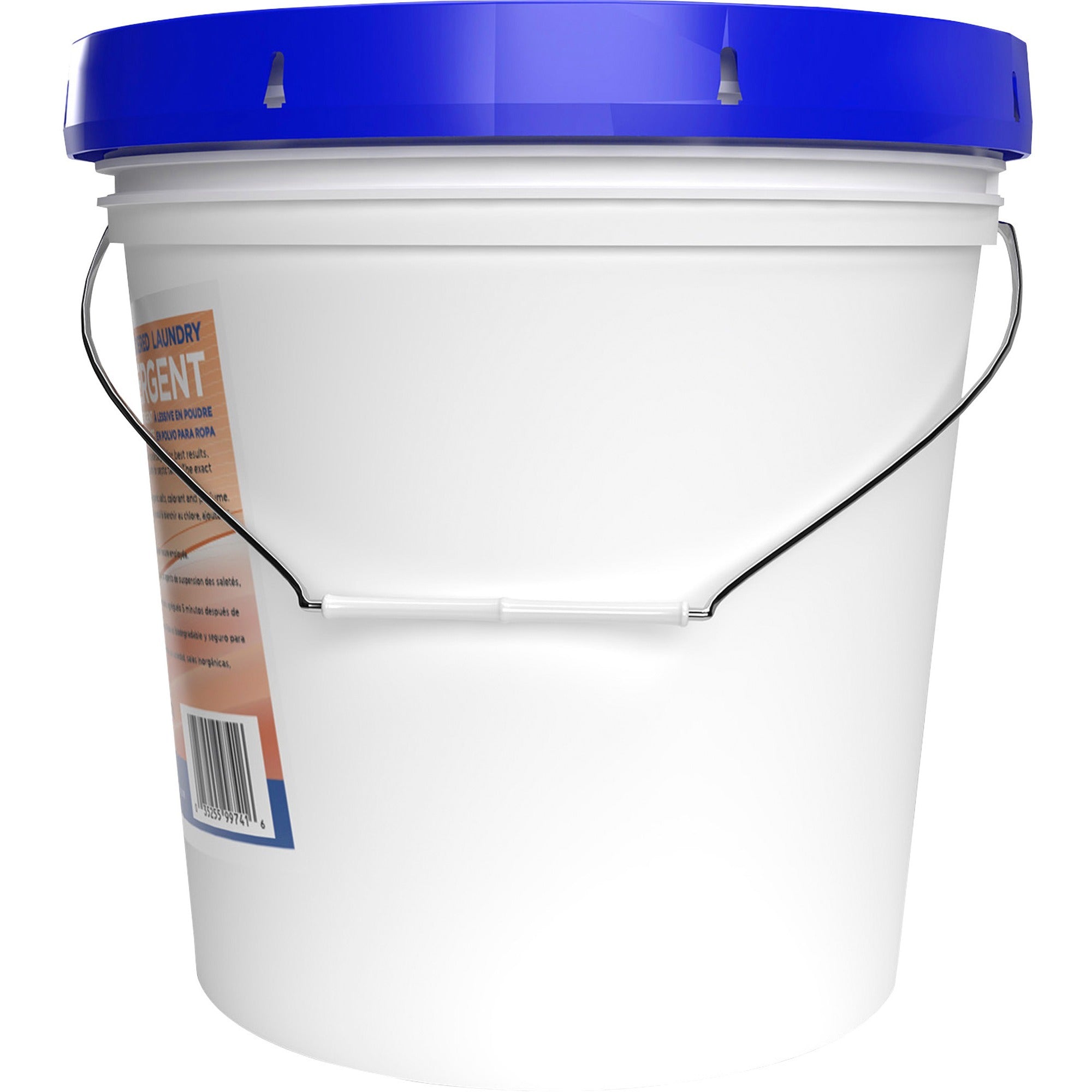 Genuine Joe Economical Powdered Laundry Detergent - 288 oz (18 lb) - 1 Each - Non-toxic, Deodorize, Residue-free, Dye-free, Environmentally Friendly - White - 2