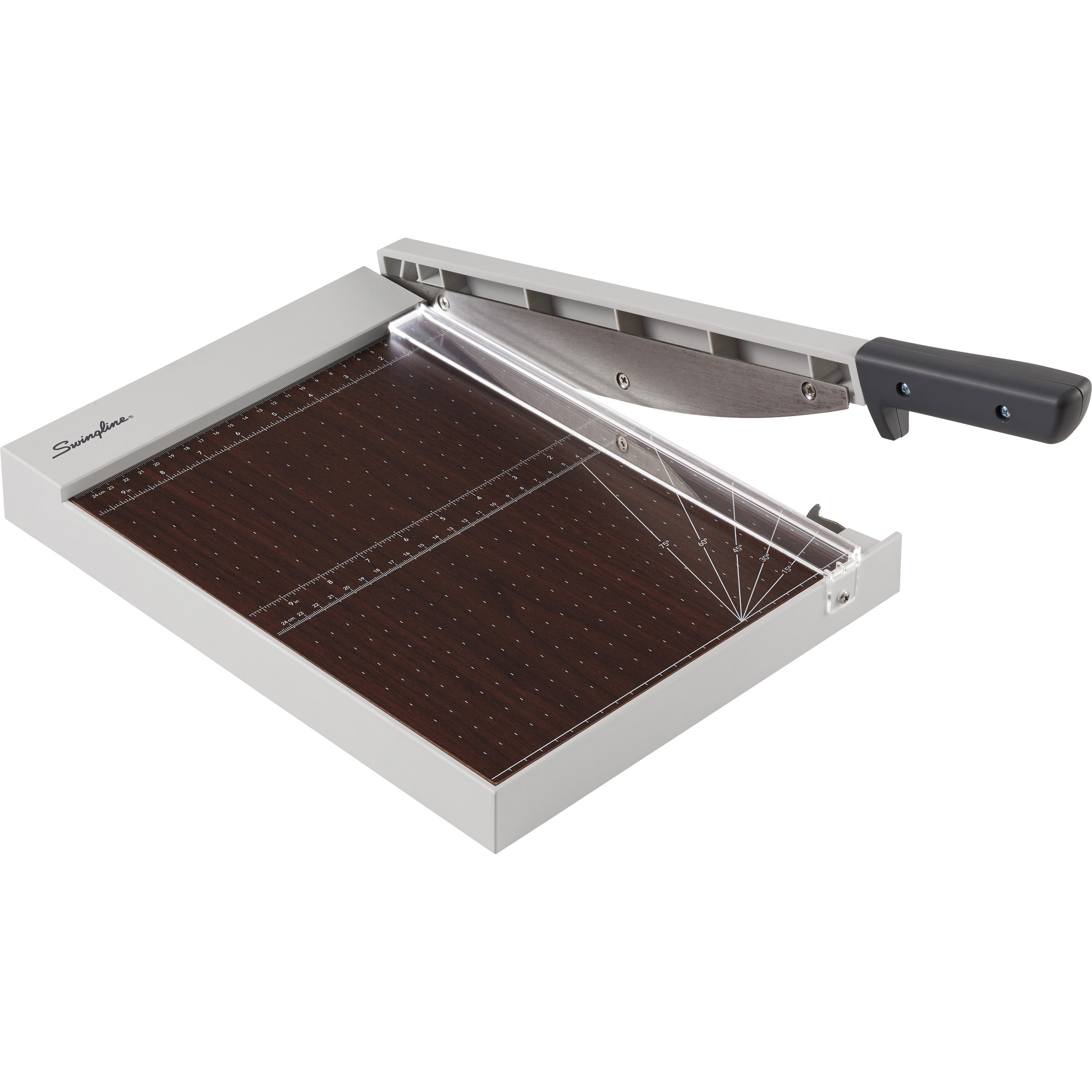 swingline-classiccut-guillotine-wood-trimmer-10-sheet-cutting-capacity-12-cutting-length-safety-latch-solid-wood-gray-1-each_swi10011 - 1