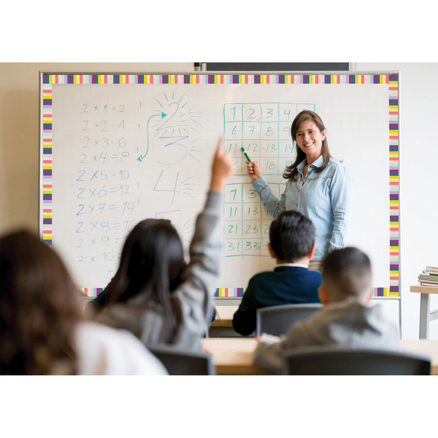 teacher-created-resources-magnetic-board-border-magnetic-stripes-durable-reusable-150-depth-x-24-length-multi-1-pack_tcr77567 - 2