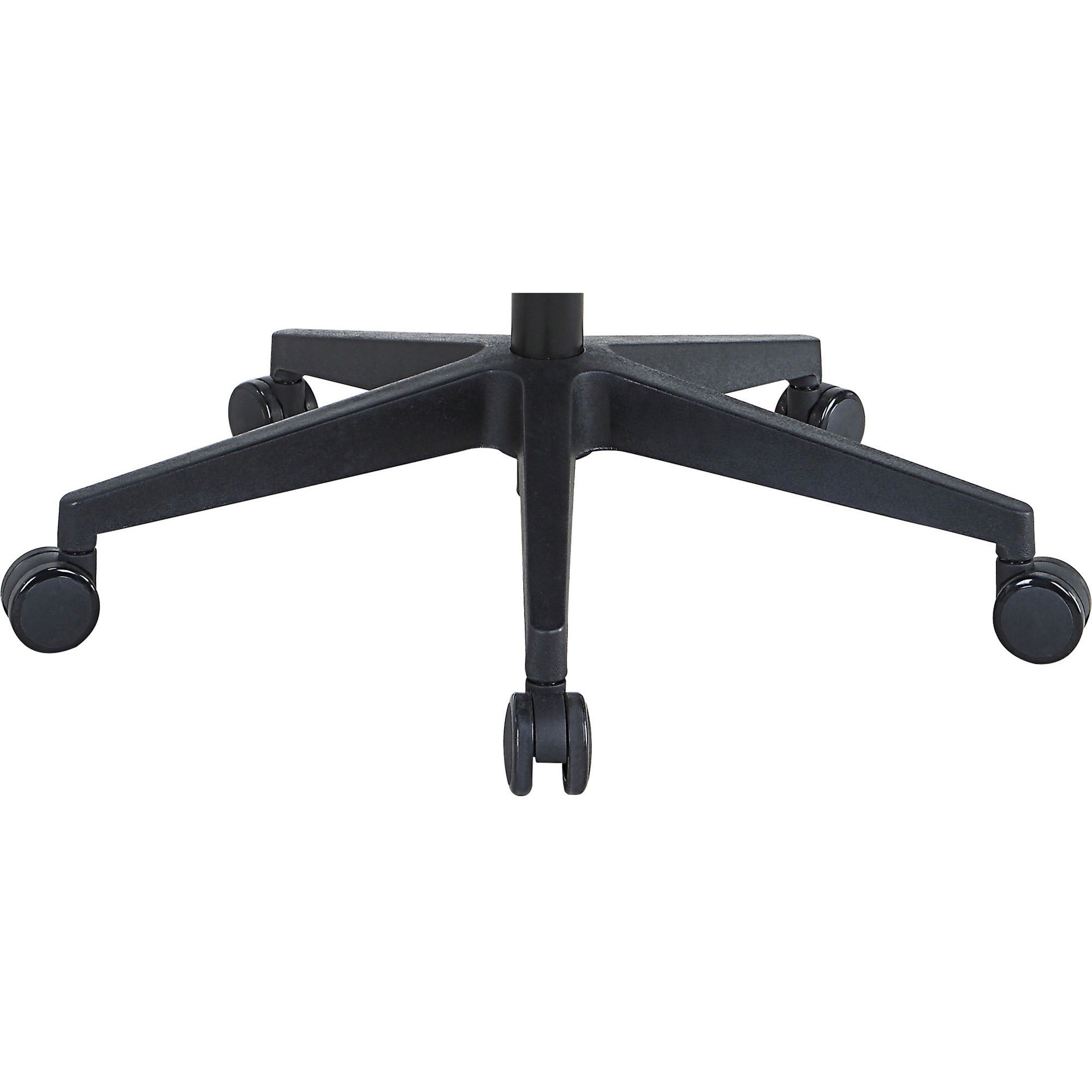 lorell-mid-back-mesh-chair-black-fabric-seat-black-mesh-back-mid-back-5-star-base-armrest-1-each_llr81988 - 2