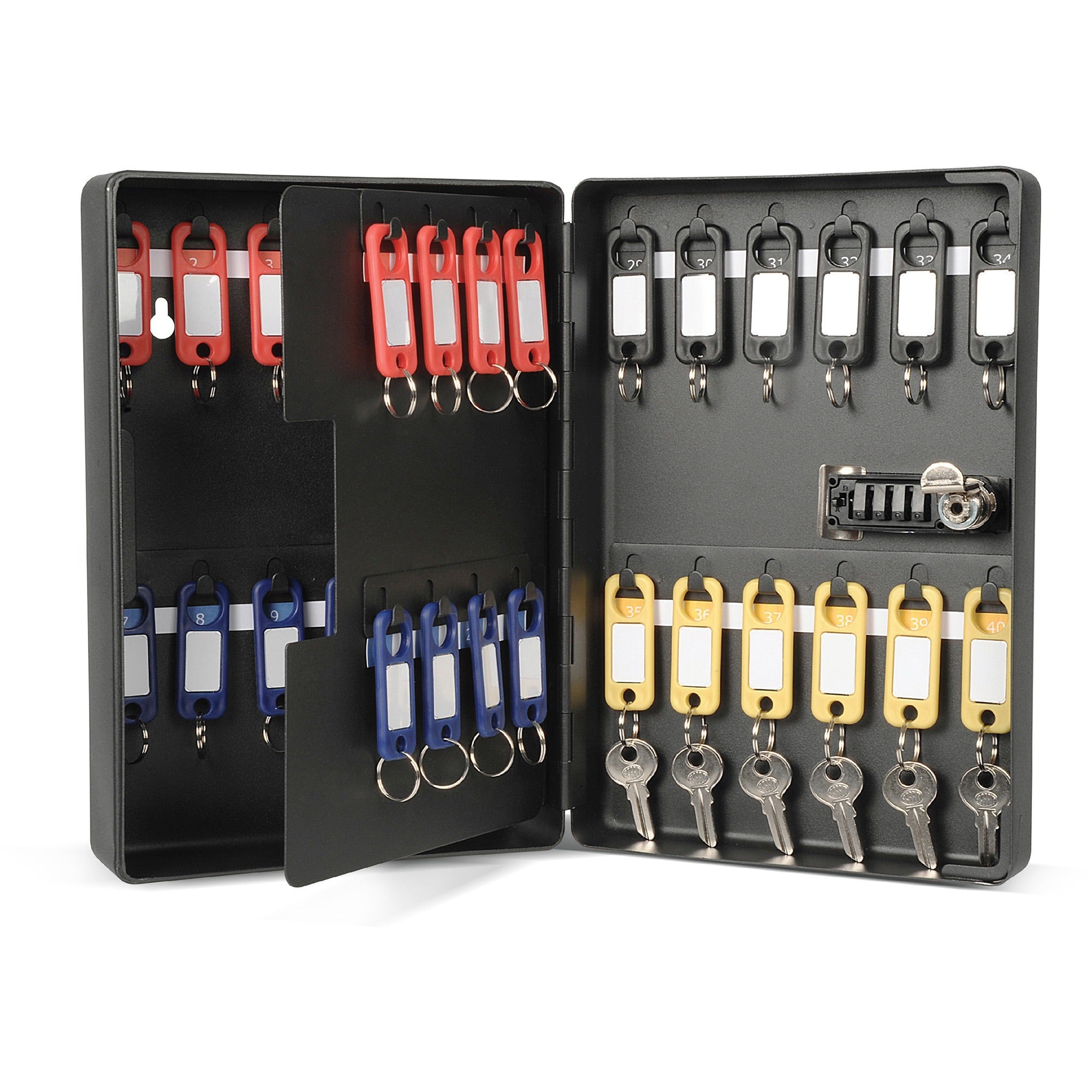 carl-combination-key-cabinet-combination-lock-pre-drilled-mounting-hole-black-plastic_cui81040 - 1