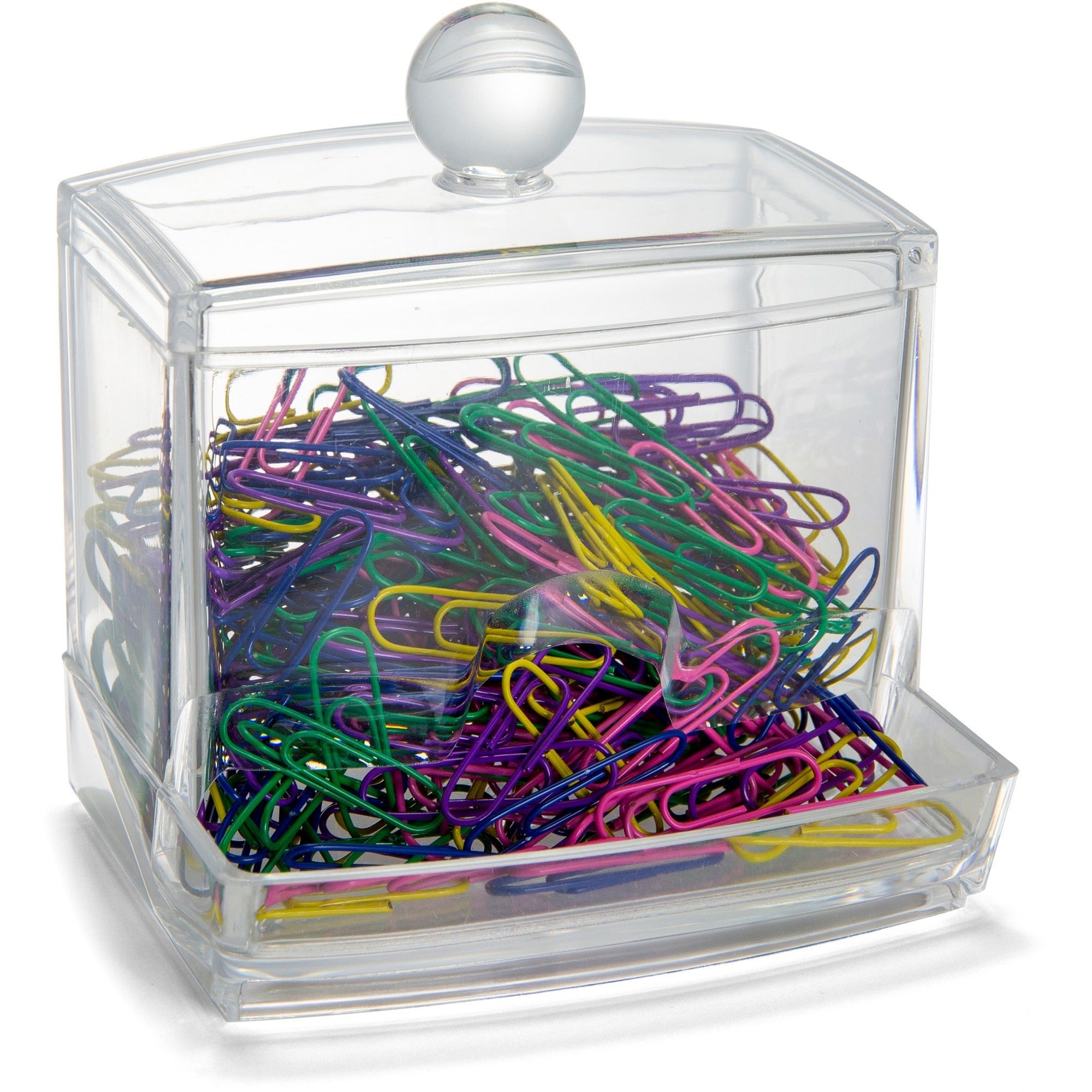 officemate-paper-clip-dispenser-1-each-clear-pvc-free_oic93697 - 1