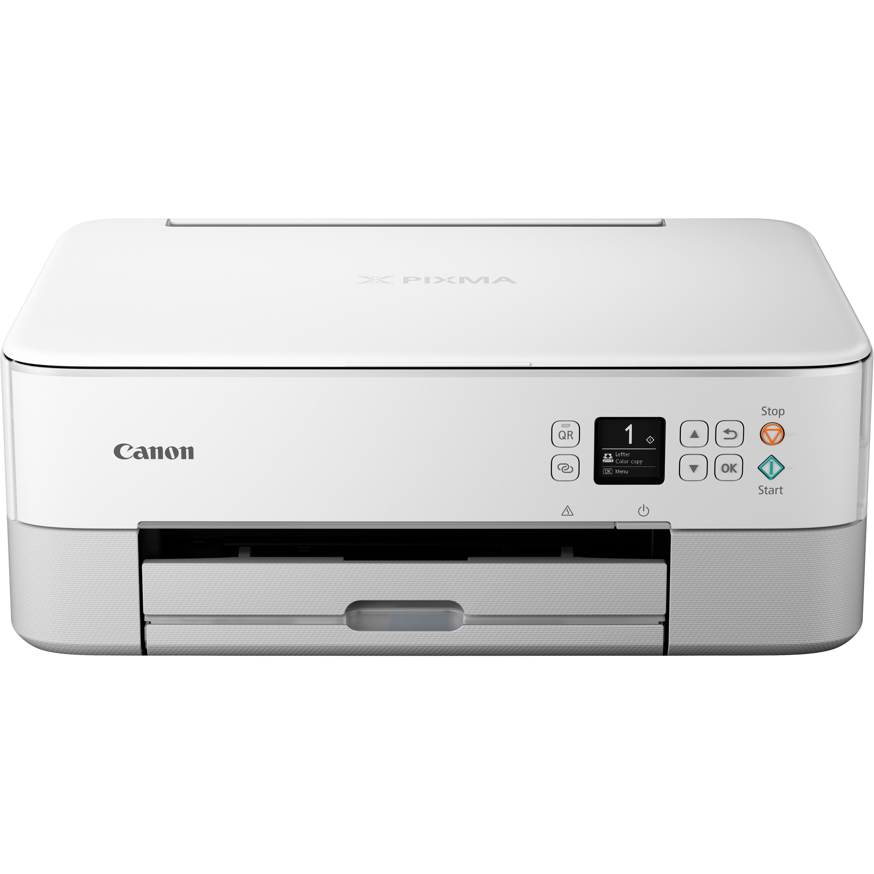 Canon TS6420AWH Wireless Inkjet Multifunction Printer - Color - White - Copier/Printer/Scanner - 4800 x 1200 dpi Print - Automatic Duplex Print - Color Scanner - Wireless LAN - Wireless PictBridge - USB - 1 Each - For Photo Print