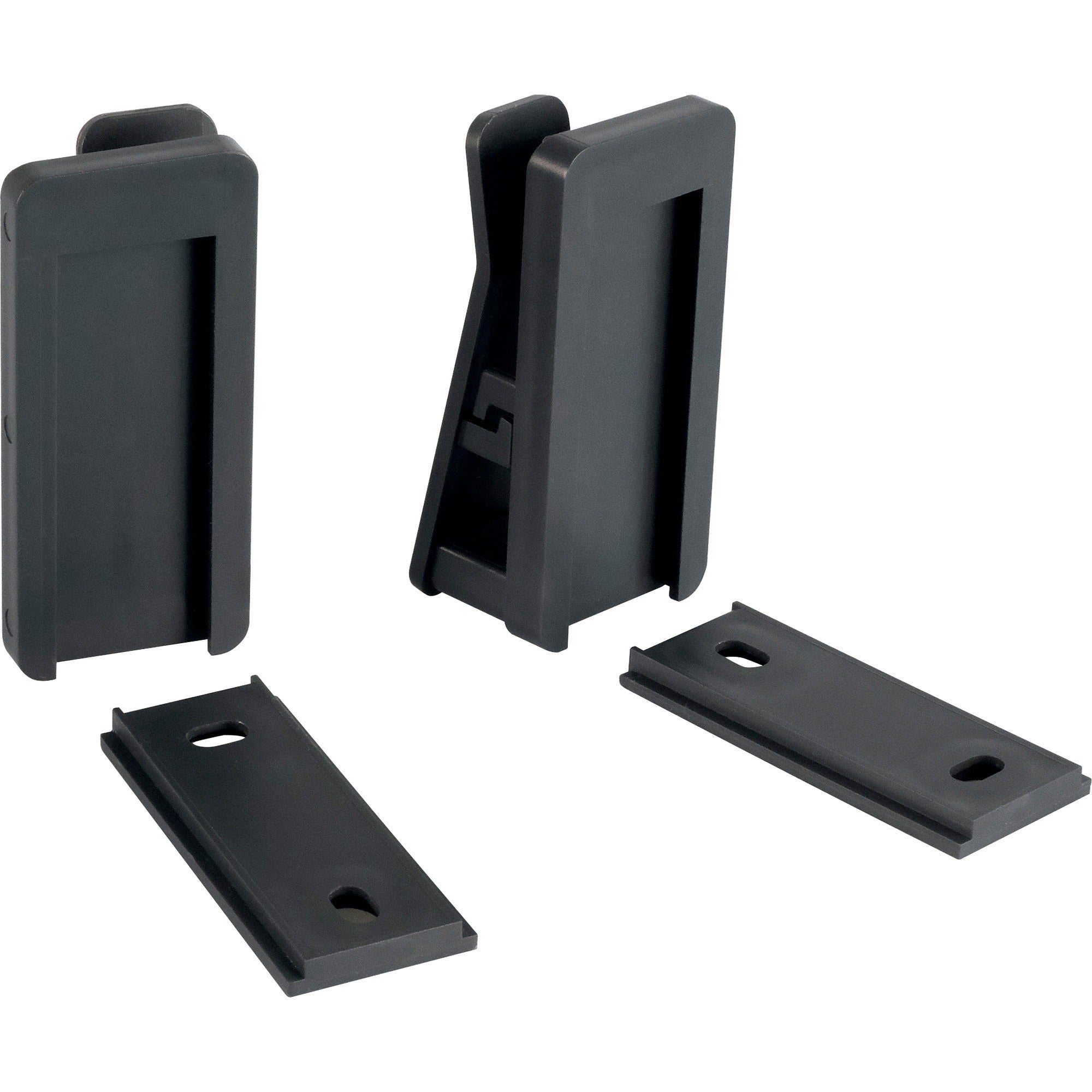 durable-visioclip-wall-mount-for-tablet-smartphone-charcoal-gray-220-lb-load-capacity-1-each_dbl893958 - 1