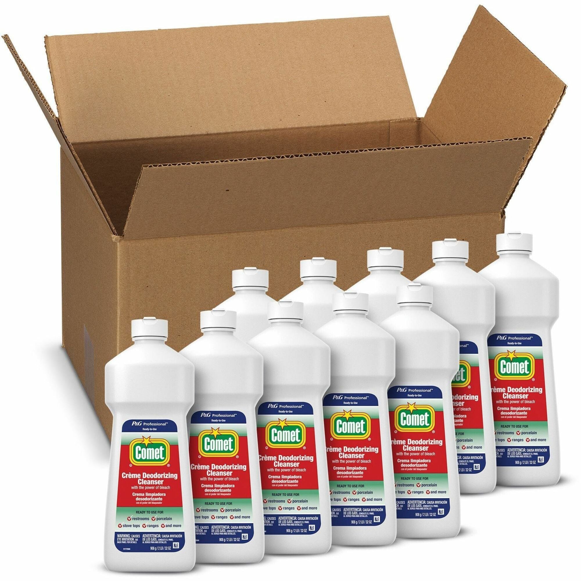 comet-creme-deodorizing-cleanser-32-oz-2-lb-10-carton-abrasive-non-scratching-flip-seal-closure-soft-white_pgc73163ct - 1