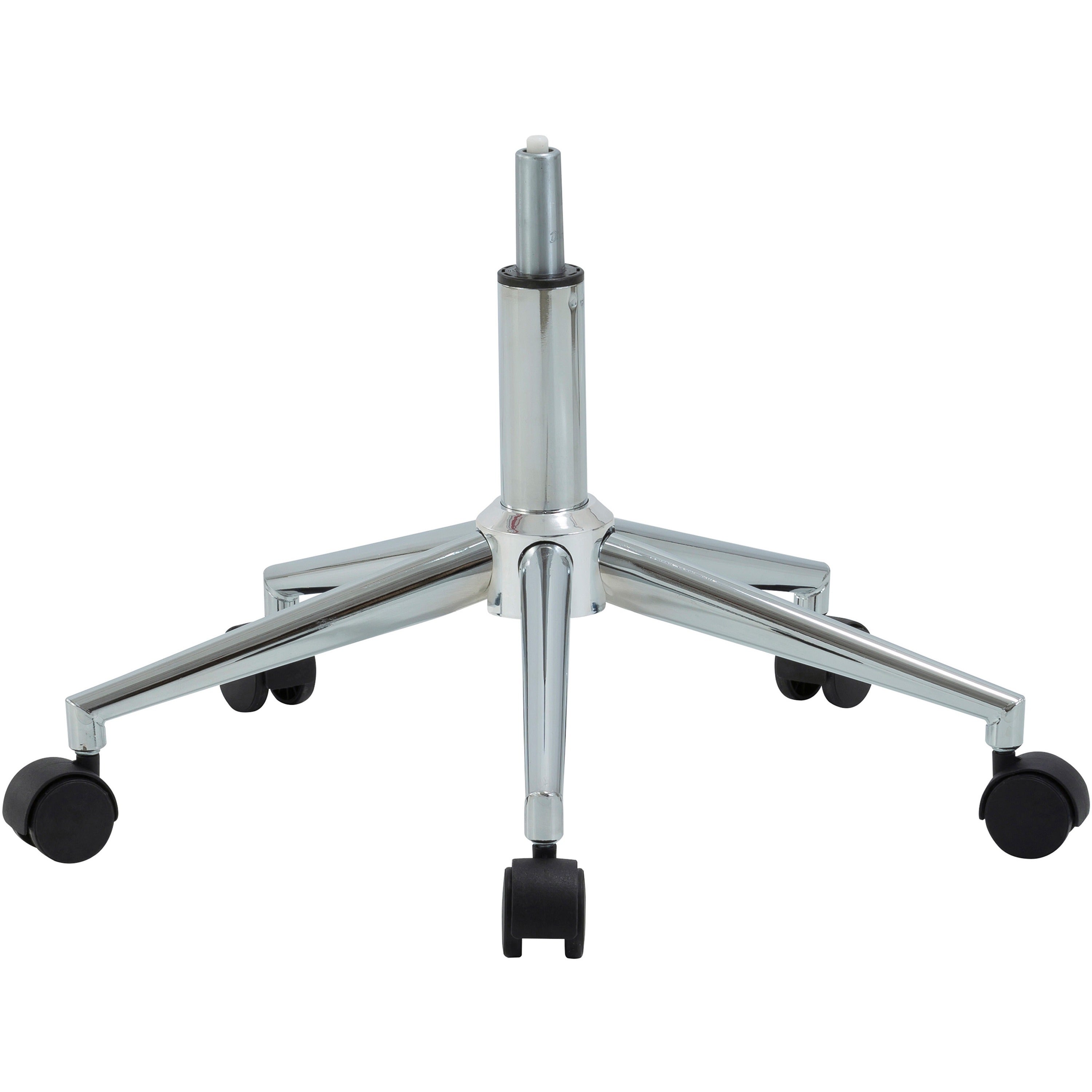 LYS Low Back Office Chair - Gray Plywood, Fabric Seat - Gray Plywood, Fabric Back - Low Back - 1 Each - 2