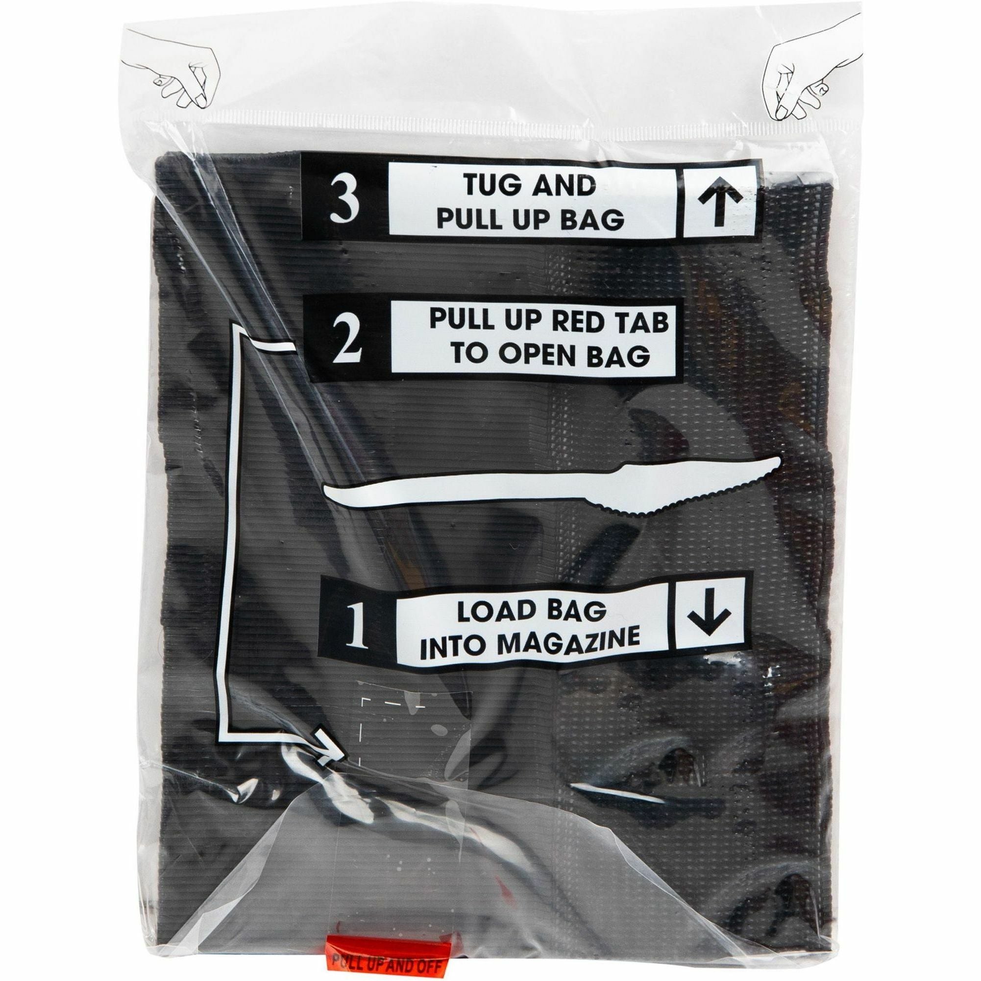 mind-reader-cutlery-dispenser-utensil-refill-100-pack-knife-kitchen-breakroom-black_emspknife100 - 2