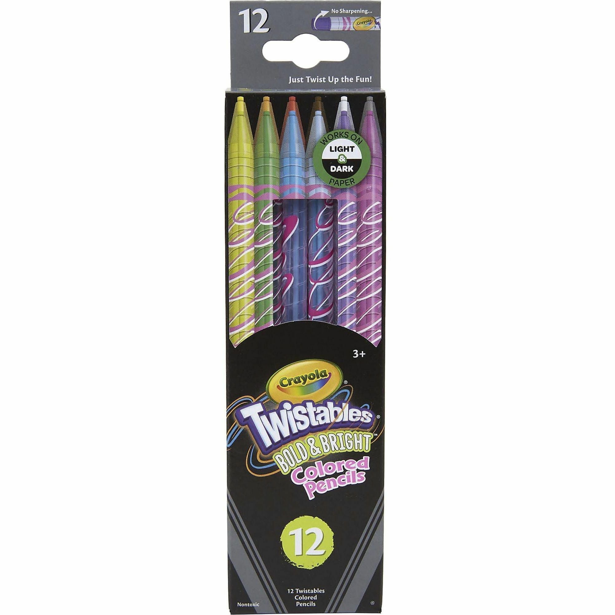 crayola-twistables-colored-pencils-assorted-lead-clear-plastic-barrel-1-pack_cyo682451 - 2